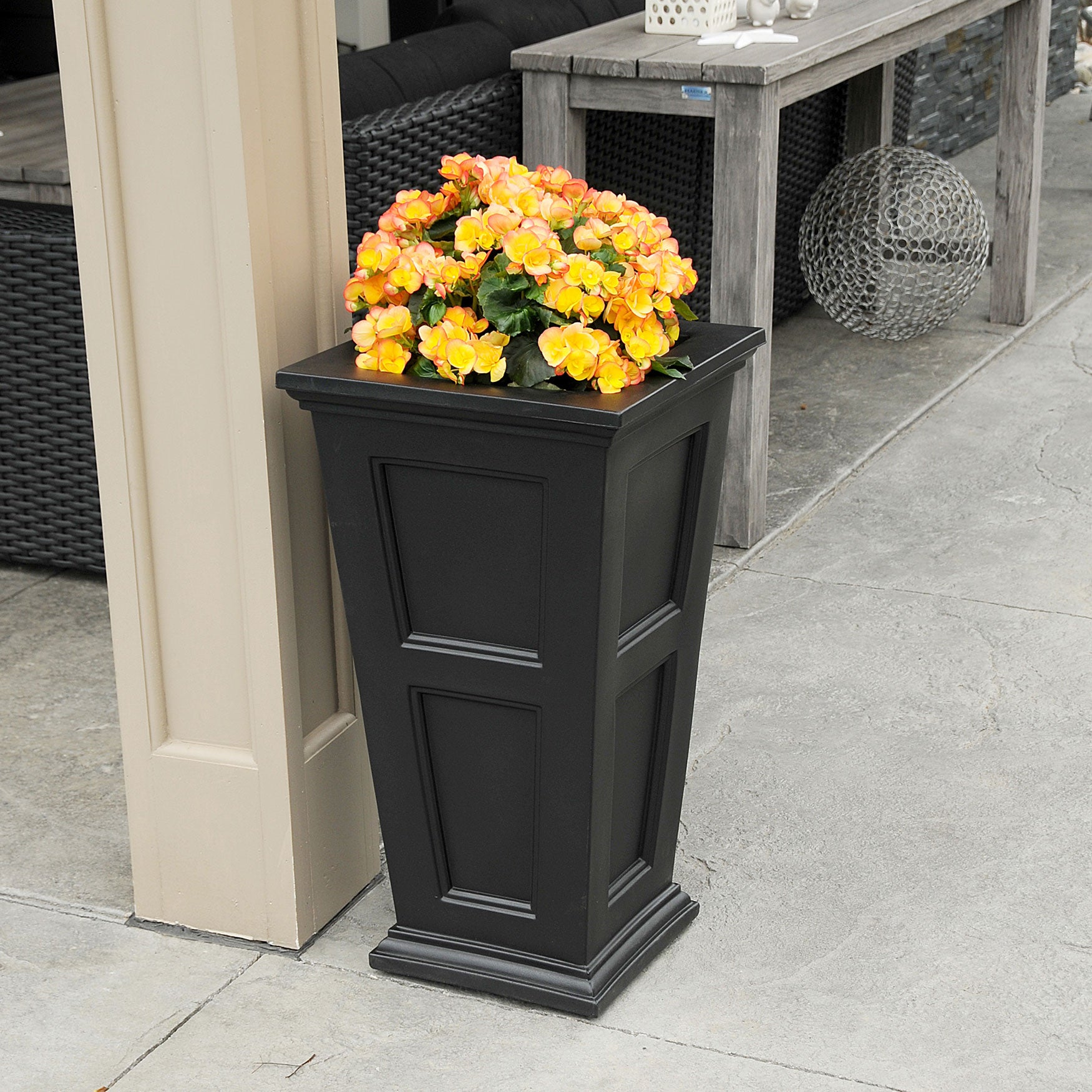 Fairfield Tall Planter Garden & Planters Brylane Home