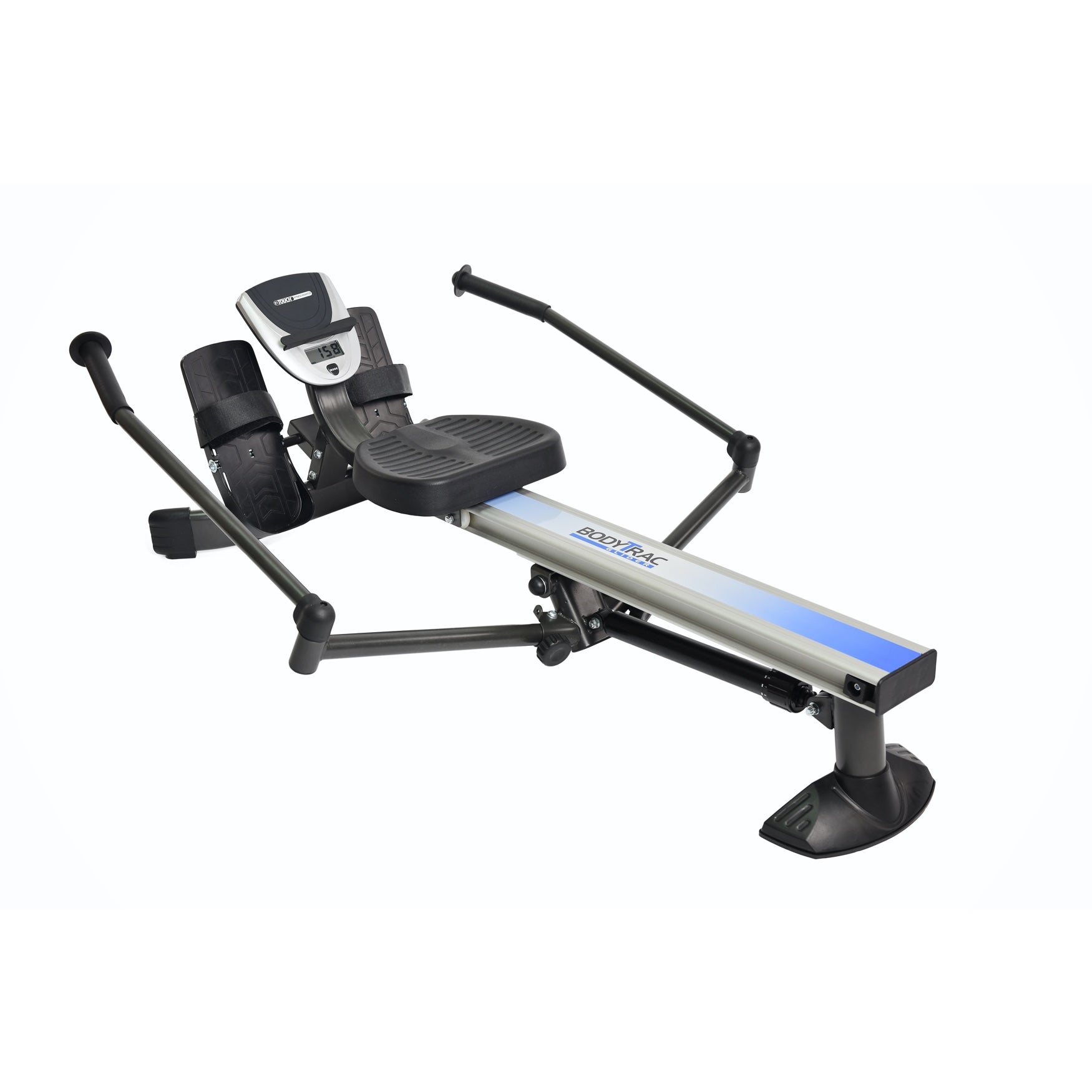 Rowing Machines Sports Silver/Black Stamina Products Body Trac Glider