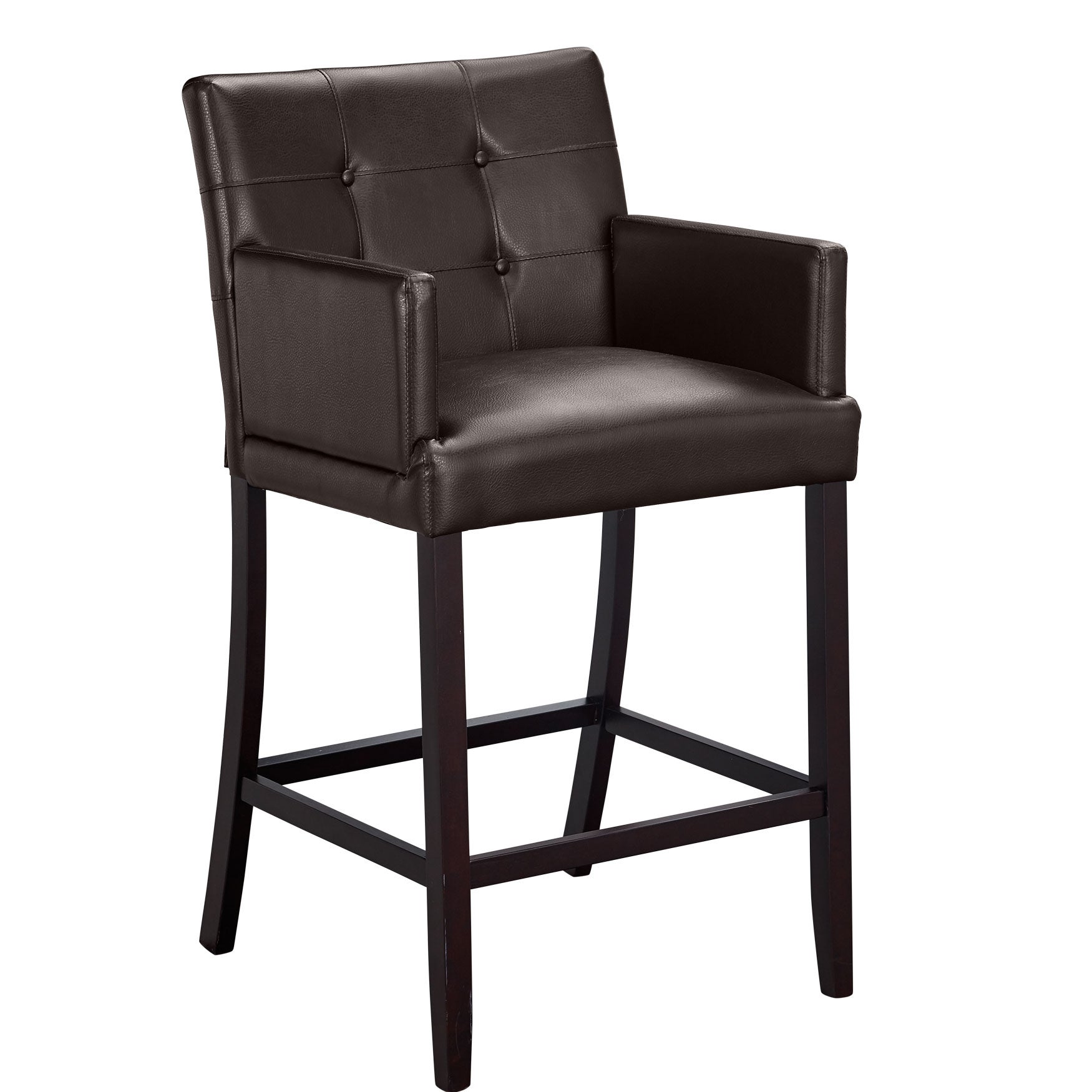Pearce Extra Wide Bar Stool Plus Size Stools Brylane Home Pearce Extra Wide Bar Stool Dark Brown