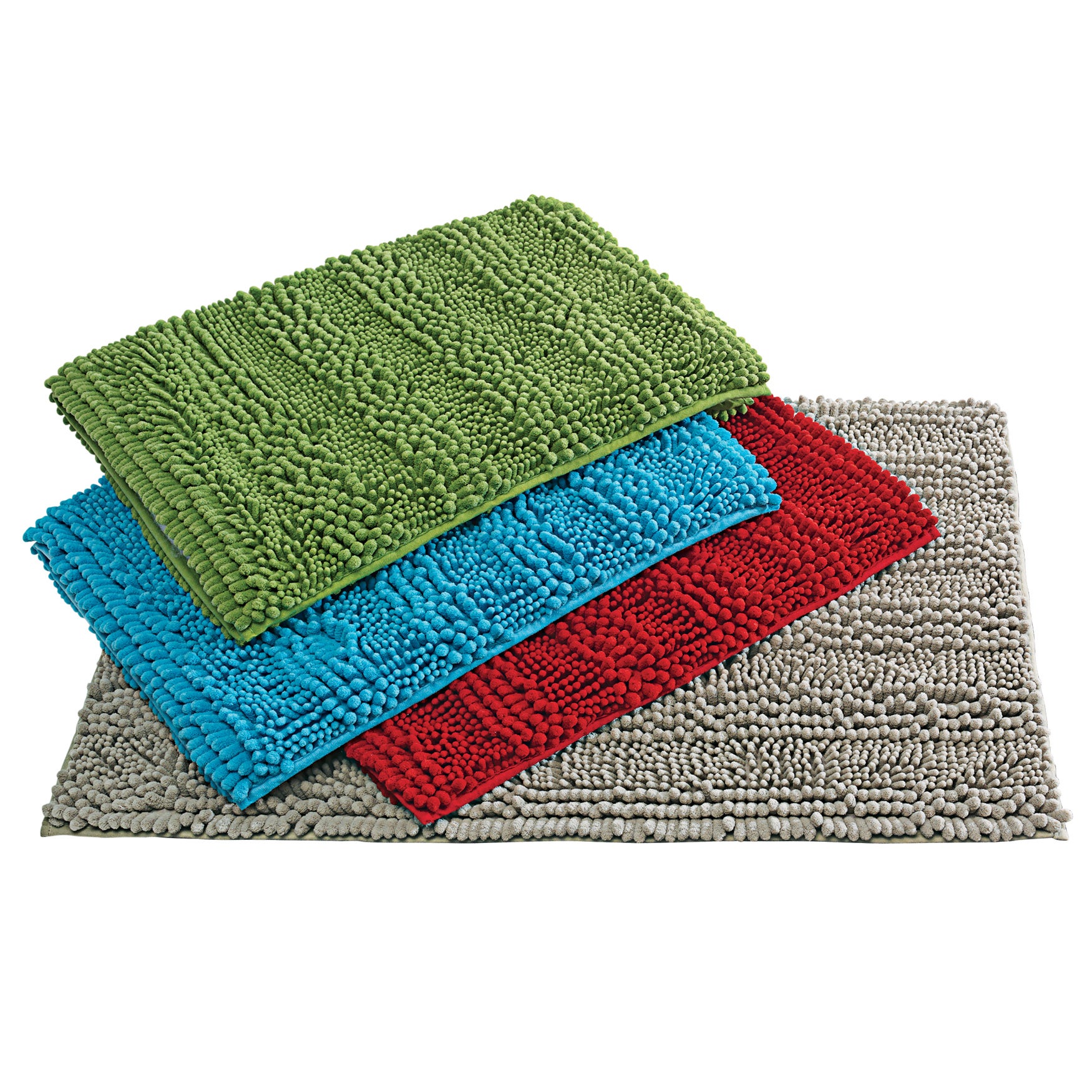 Chenille HighLow Bath Rug 20" x 30" Brylane Home