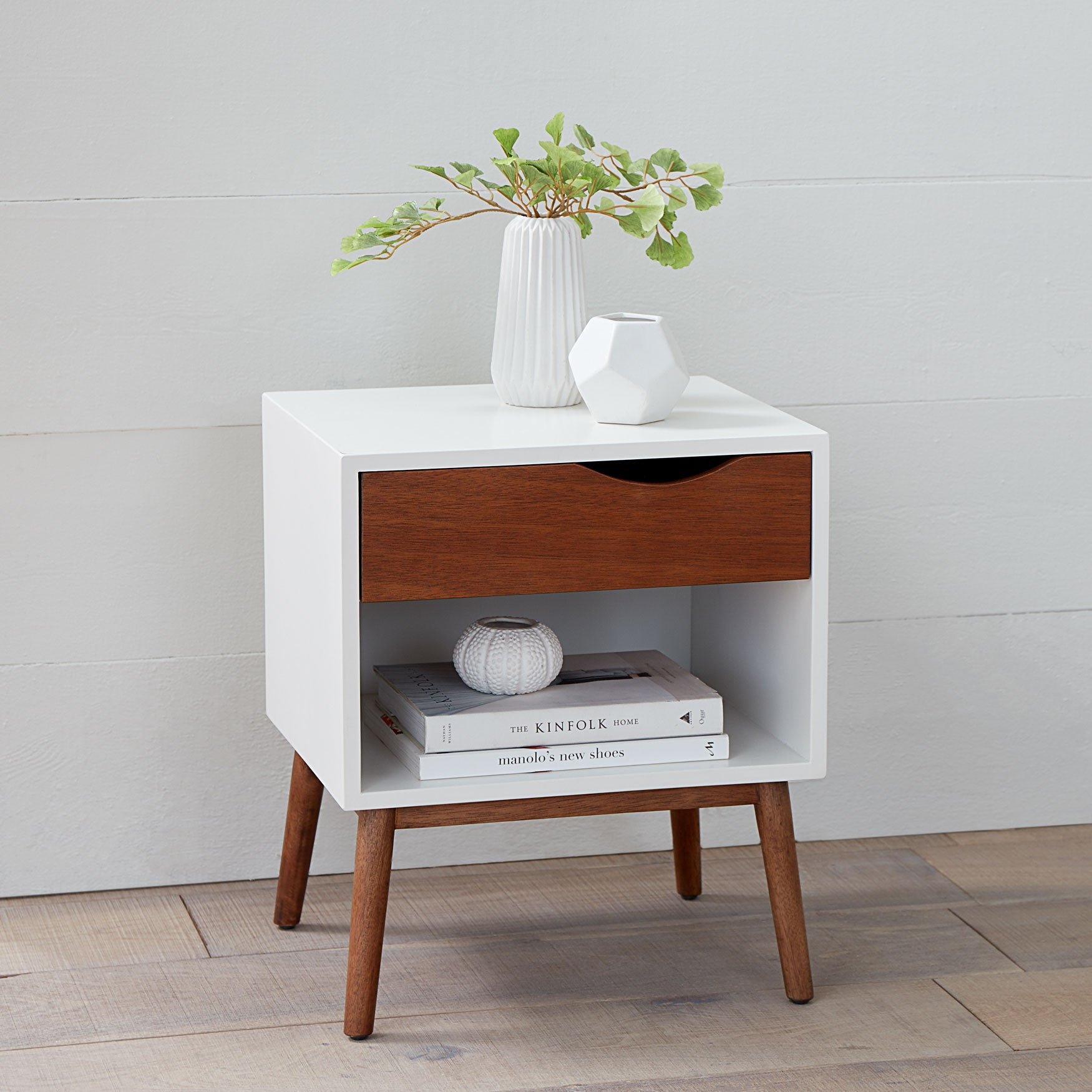 Reena Retro Side Table Brylane Home