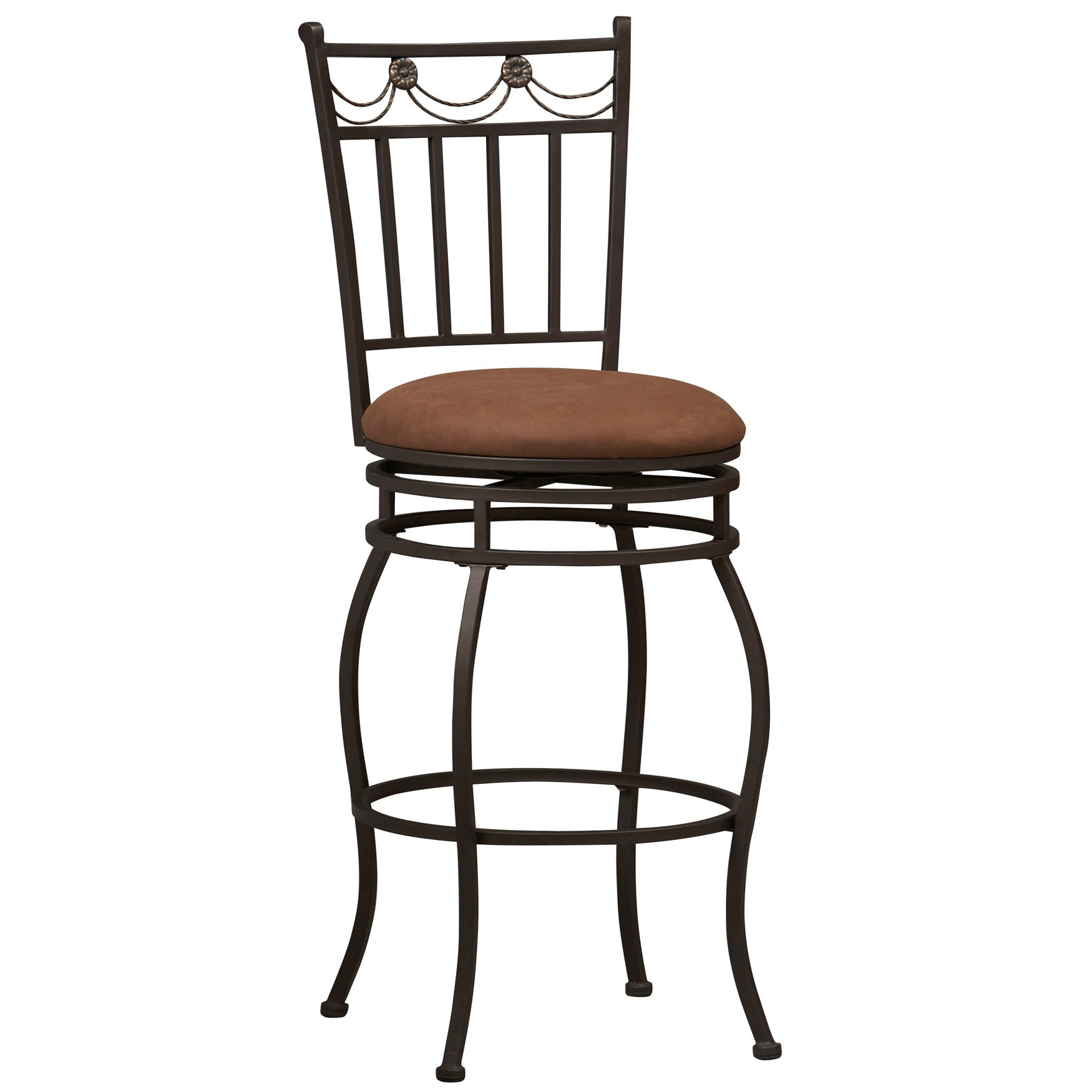 Swag bar stool 30h powder