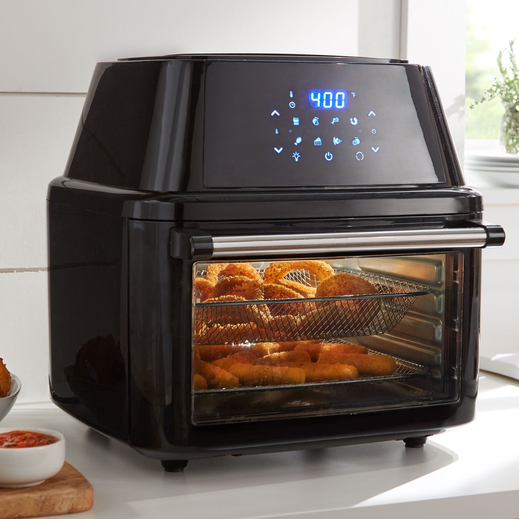 Large air store fryer oven