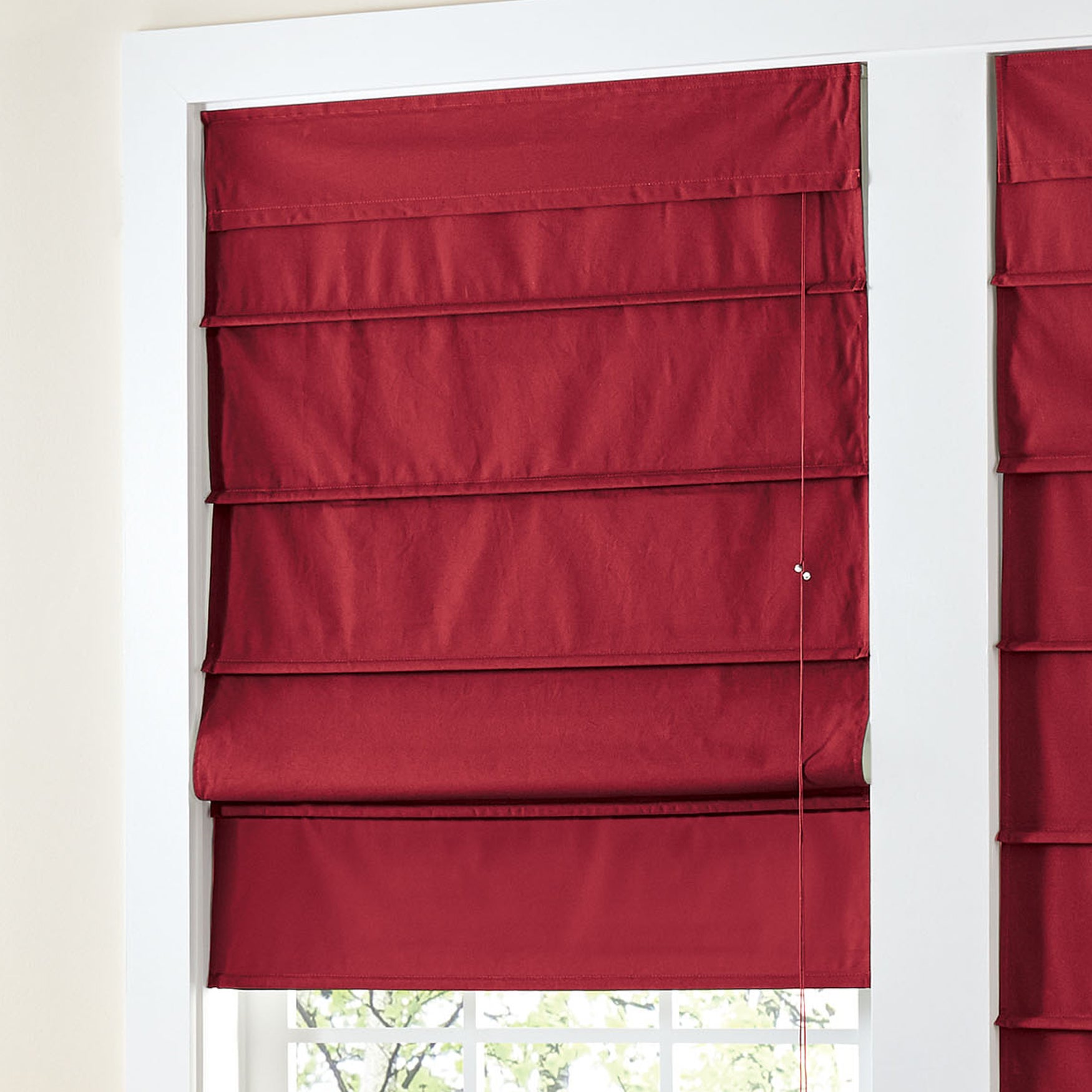 BrylaneHome® Studio Canvas Roman Shade Window Brylane Home