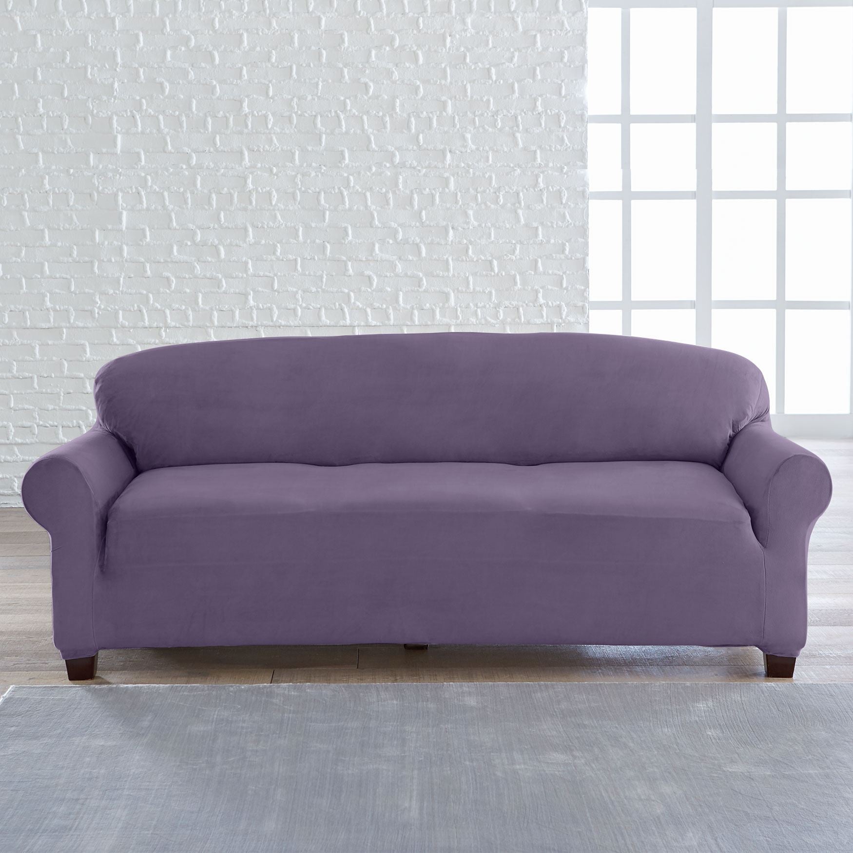 Brylanehome Studio Vera Stretch Velvet Slipcover Collection Plus Brylanehome Studio Vera Stretch Velvet Slipcover Collection