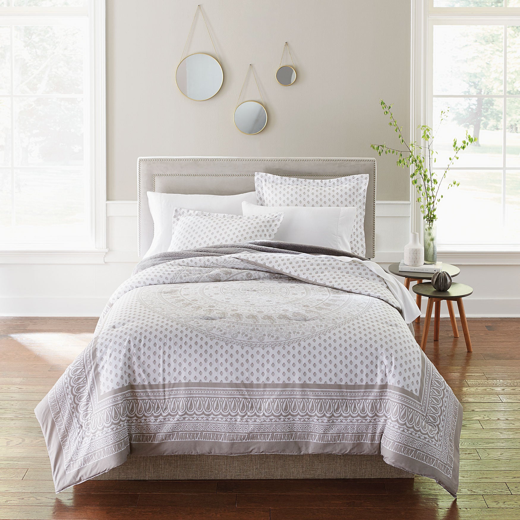 Kabir Medallion Comforter Set Bedding Brylane Home