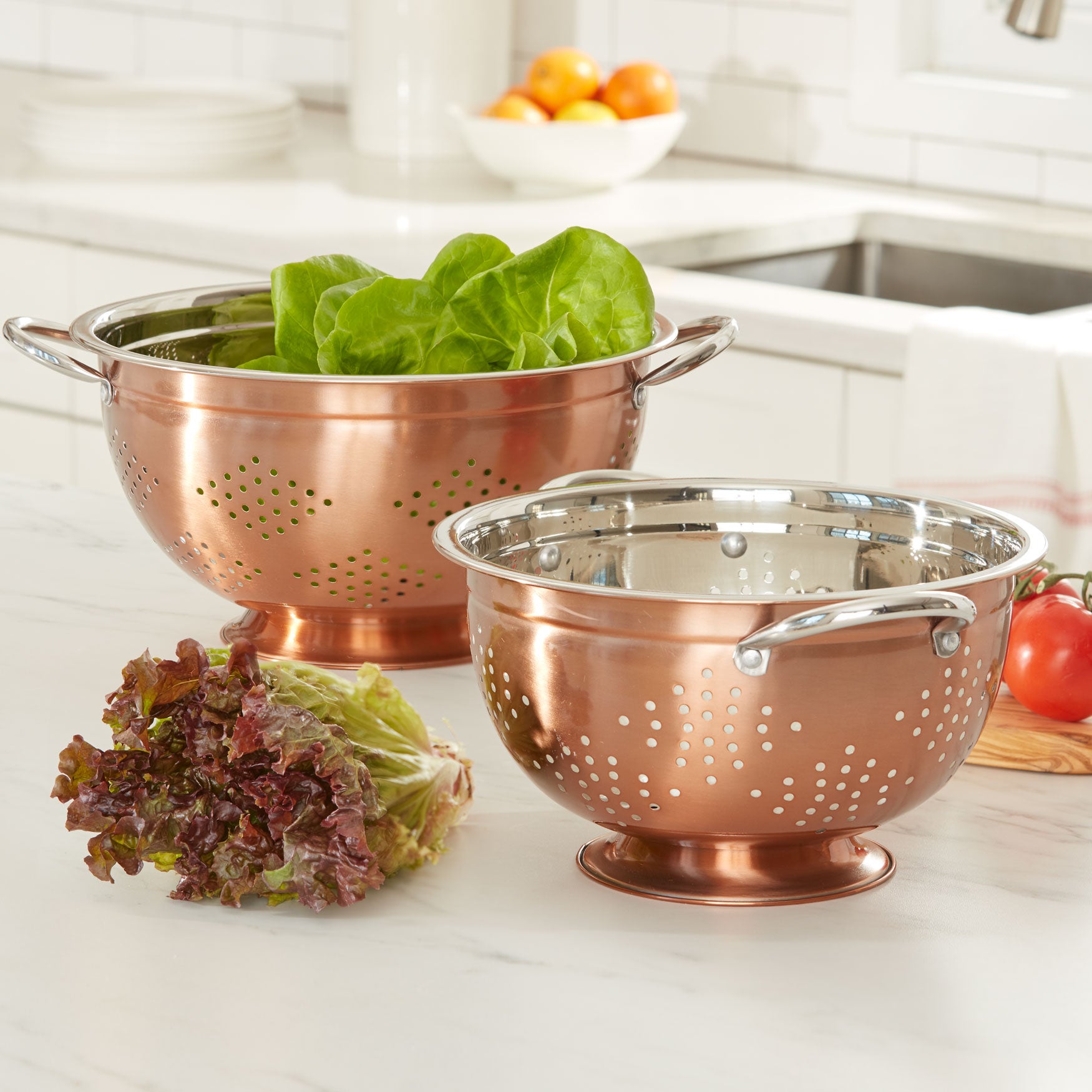 copper colander