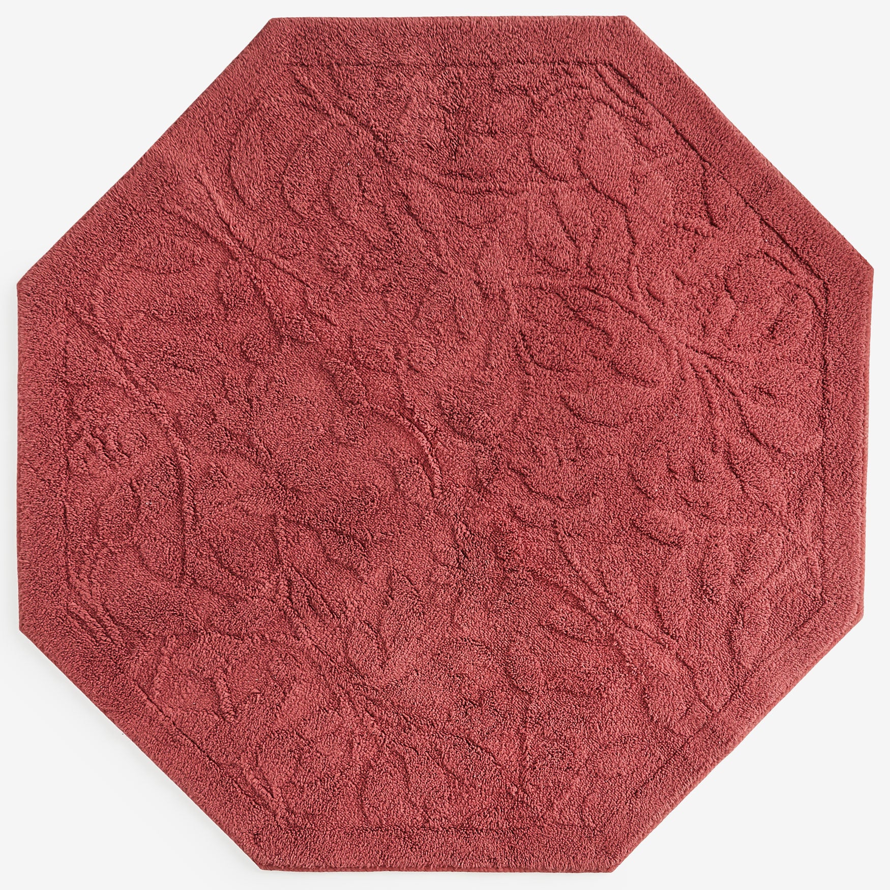 4' x 4' Octagon Foliage Rug Brylane Home