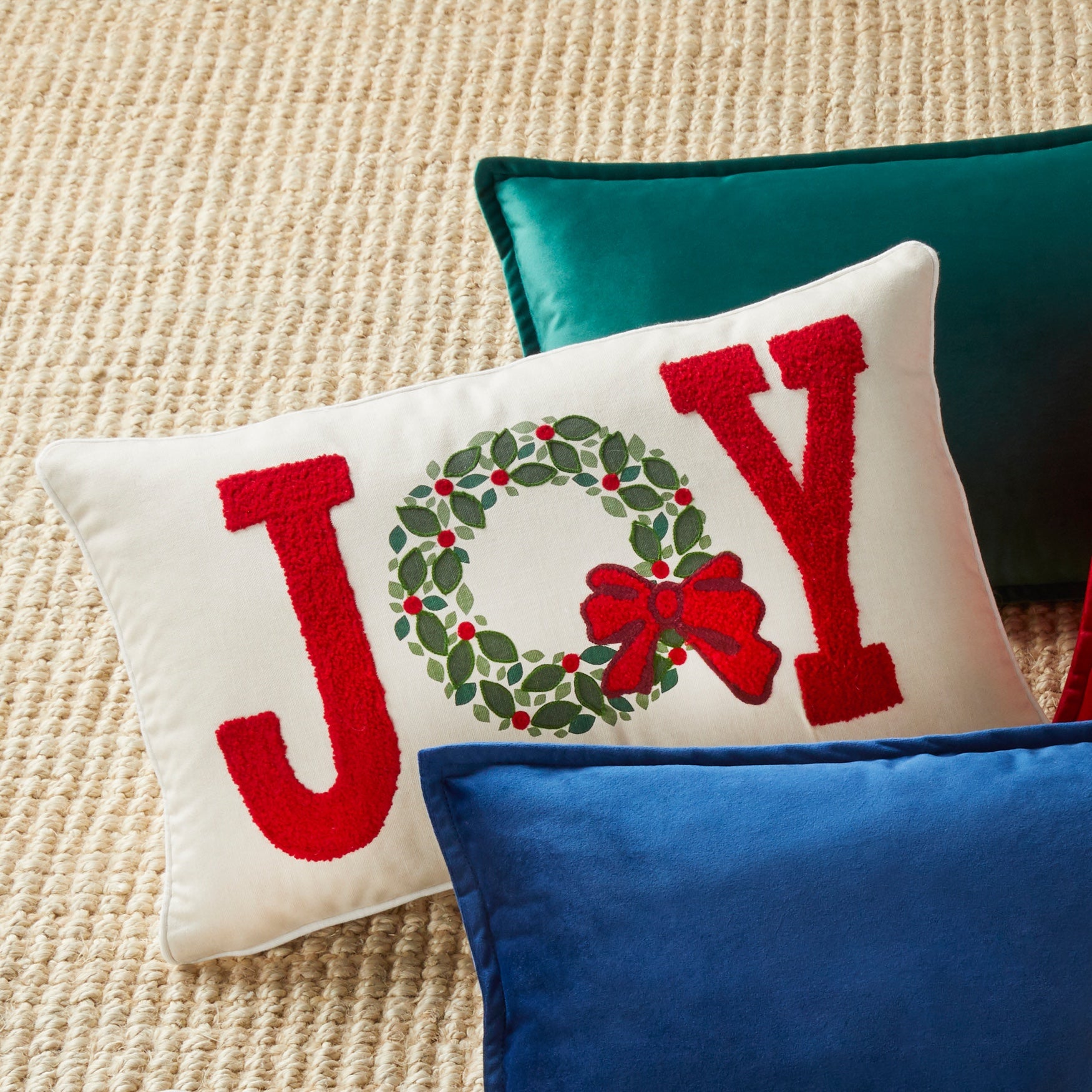 Holiday Lumbar Pillow Christmas Brylane Home