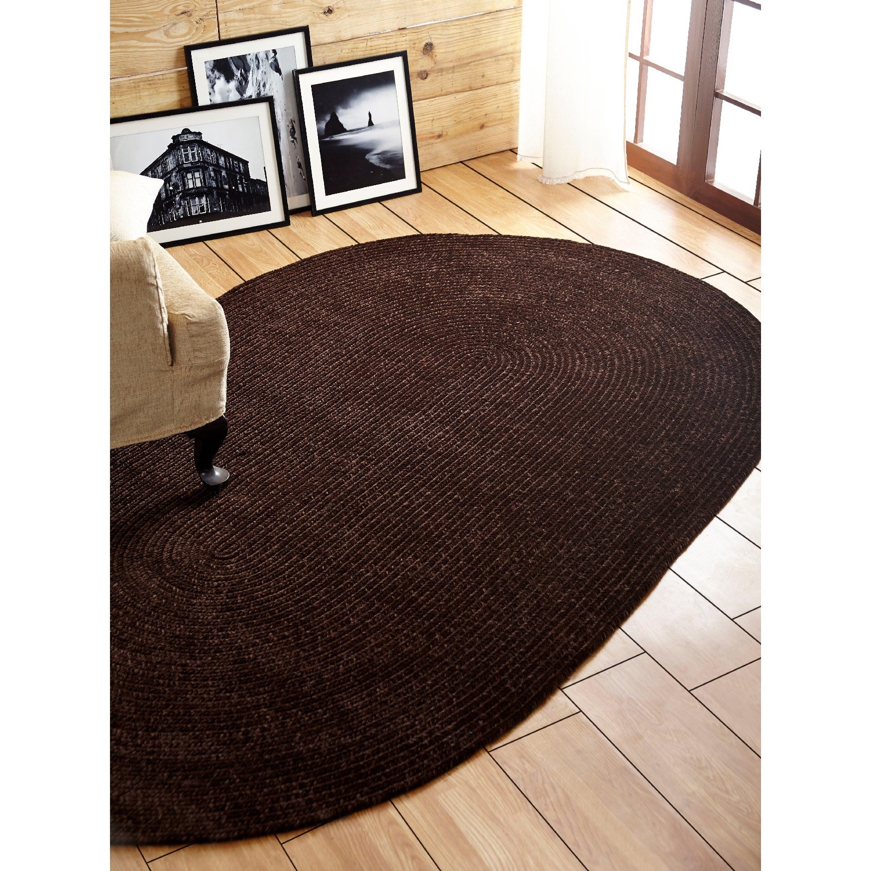 Better Trends Chenille Solid Braid Collection Reversible Indoor Area Utility Rug in Vibrant