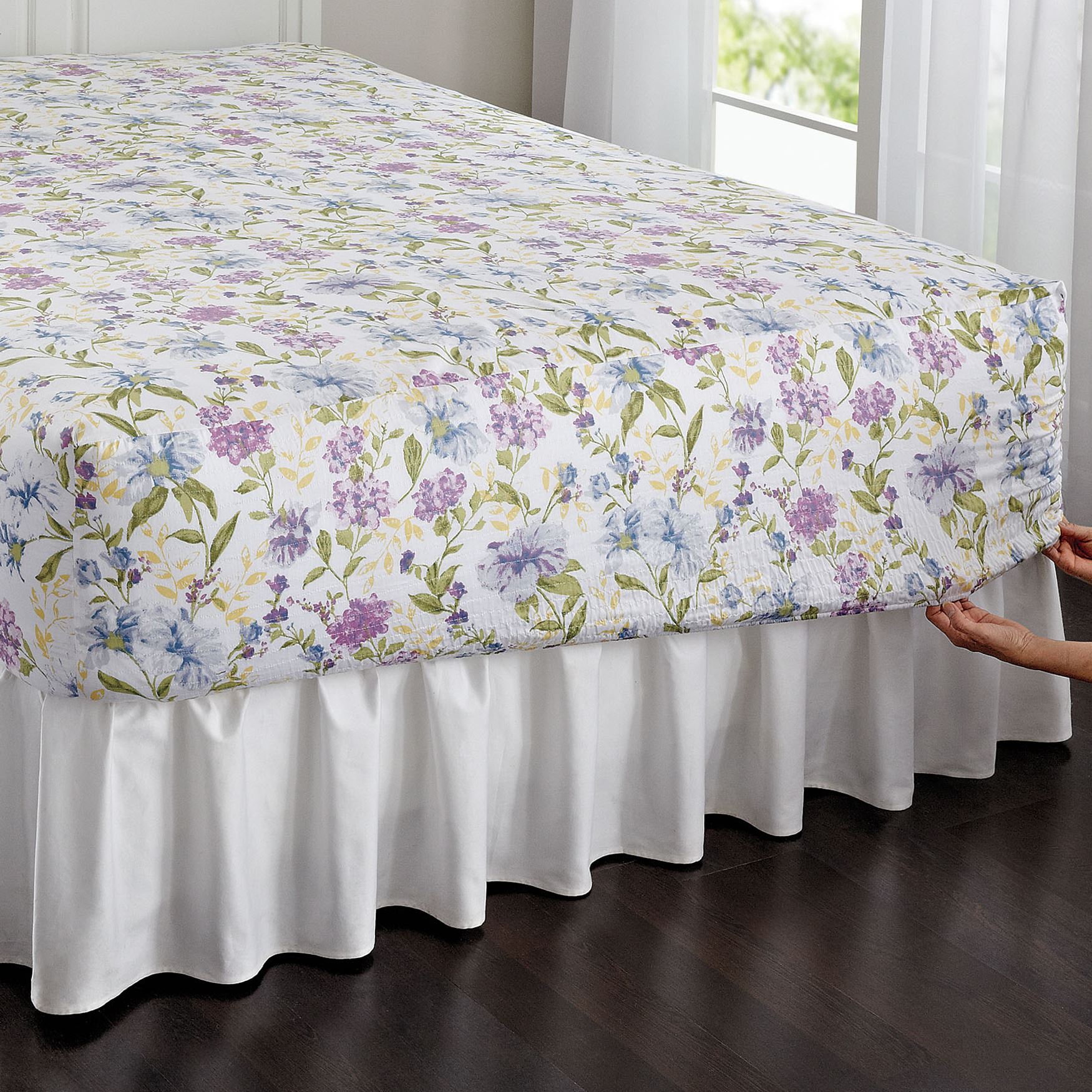 300TC Cotton Printed Bed Tite™ Sheet Set Brylane Home