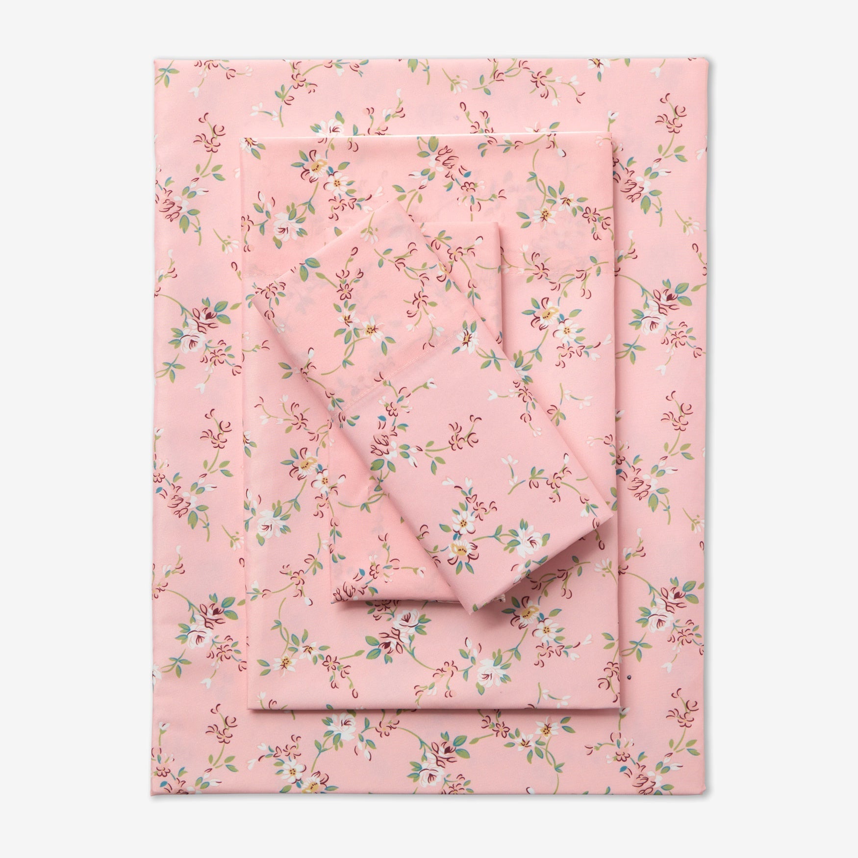 BrylaneHome Floral Sheet Set