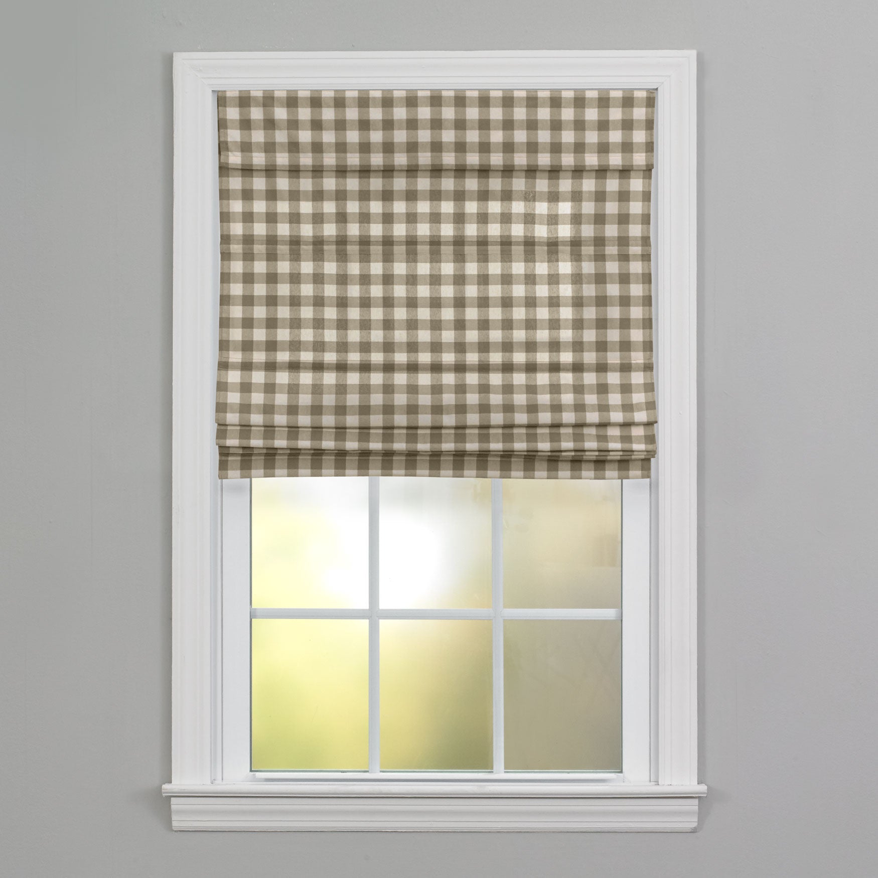 Buffalo Check Roman Shade Brylane Home