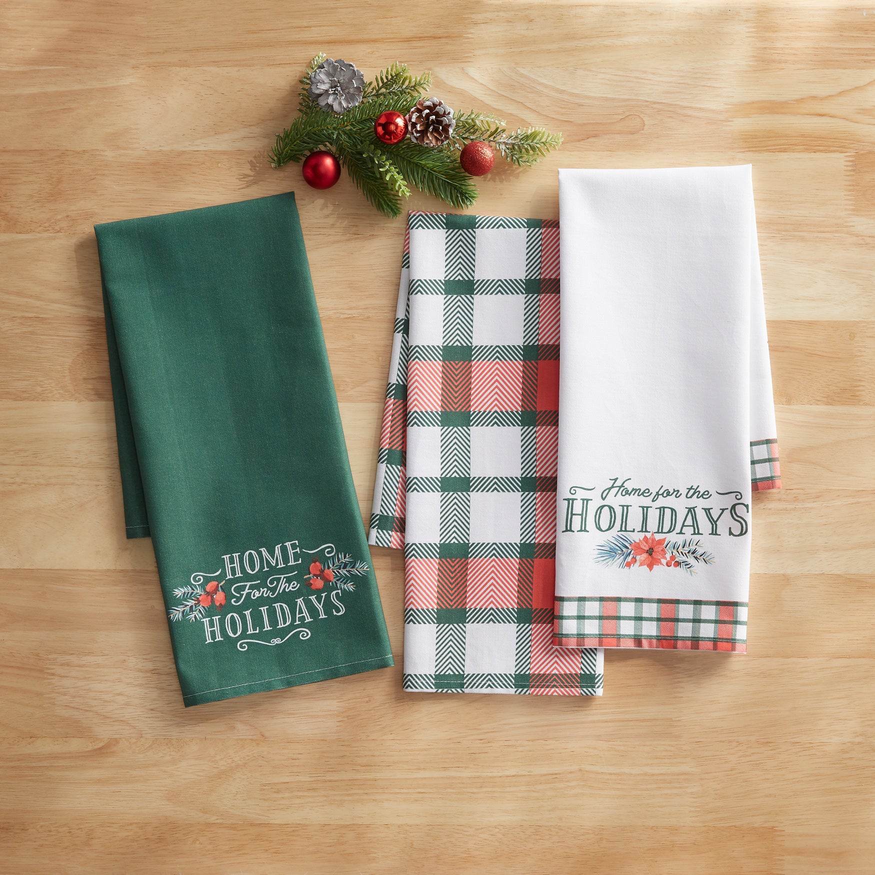 Holiday kitchen towels hotsell