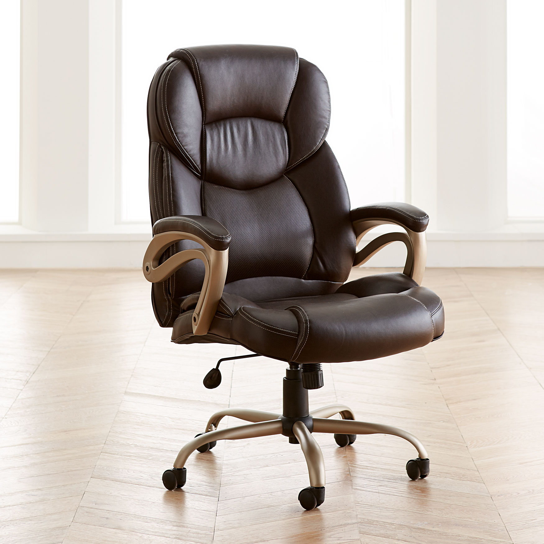 Extra Wide Memory Foam Office Chair| Chairs & Recliners | Brylane Home