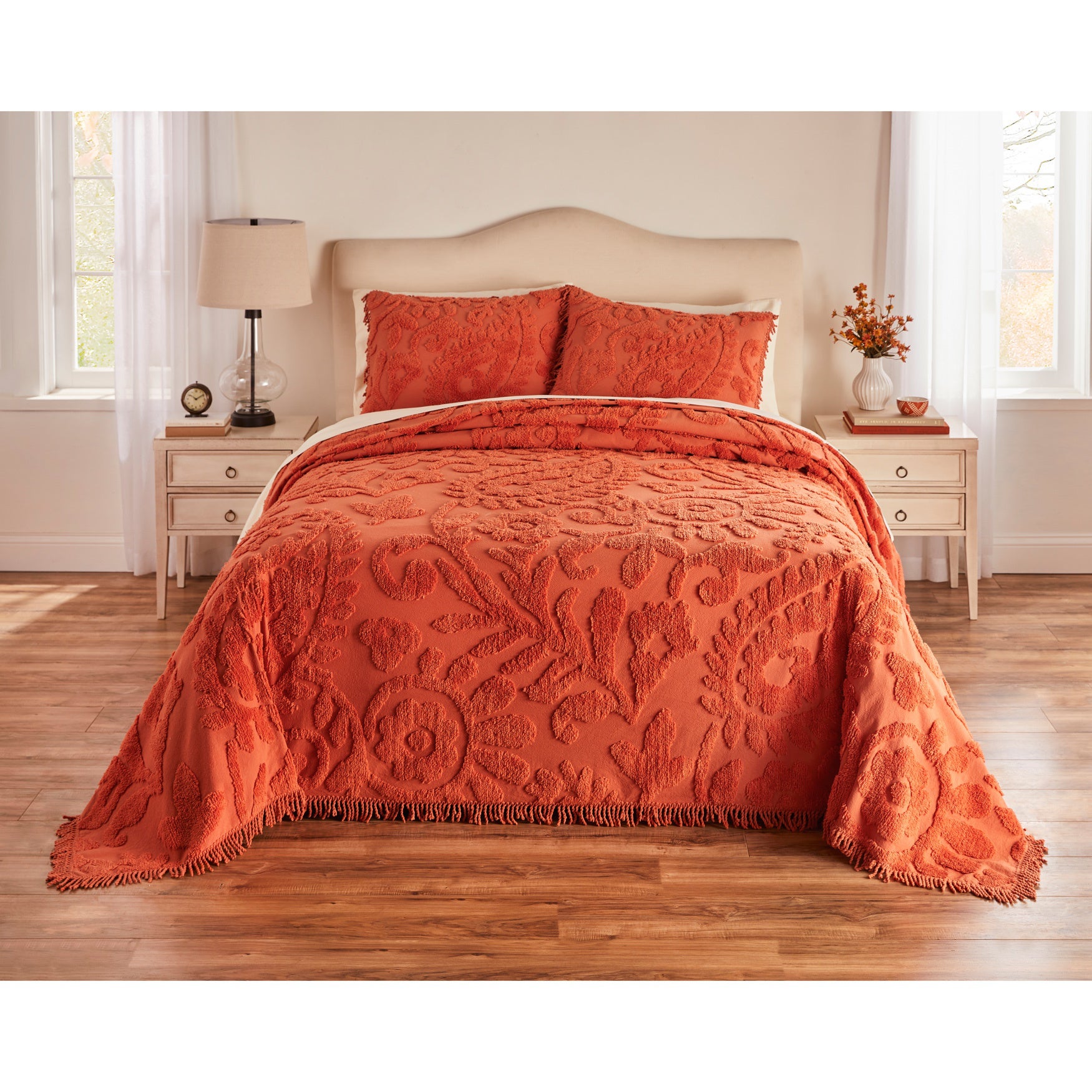 Paisley Chenille Bedspread Collection Brylane Home