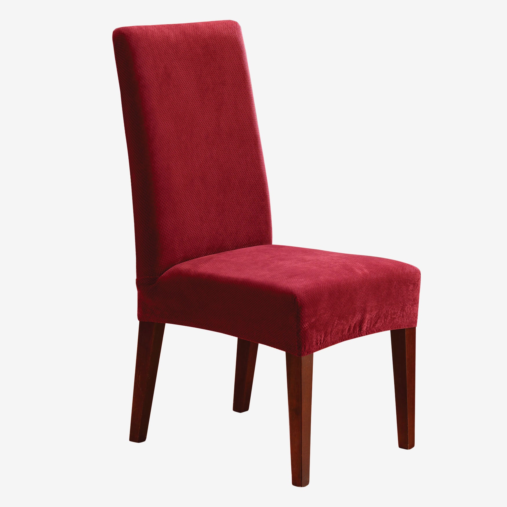 Stretch Pique Short Dining Room Chair Cover| Dining Room ...