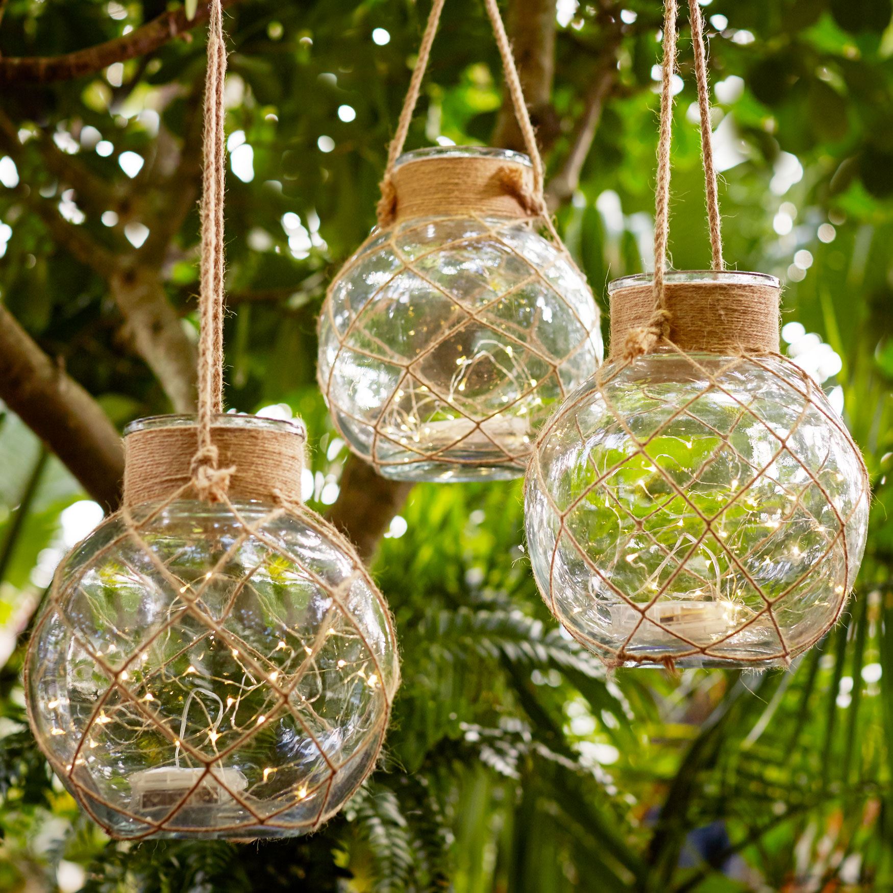 PreLit Hanging Ball Lantern Brylane Home