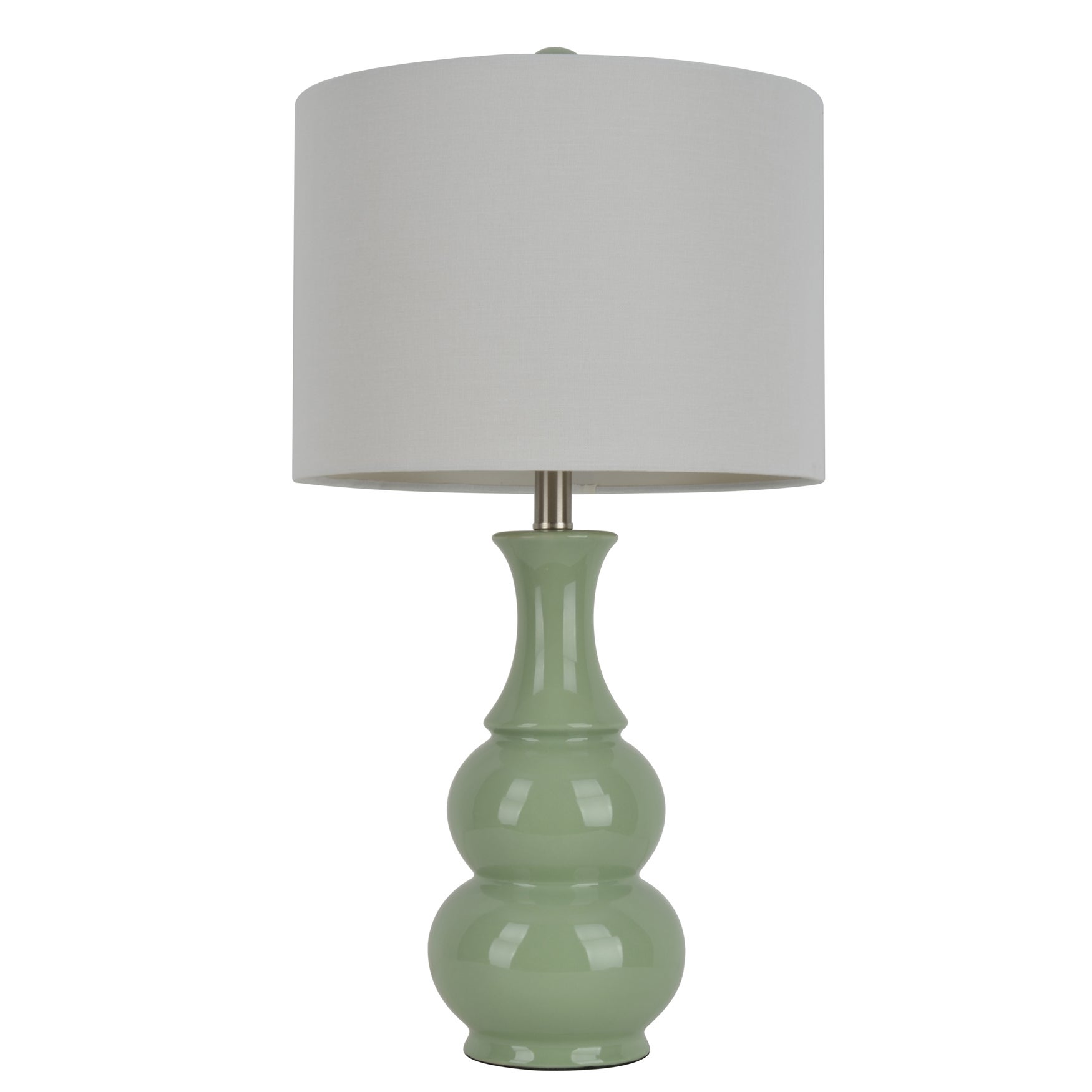 26½" Green Ceramic Table Lamp Brylane Home
