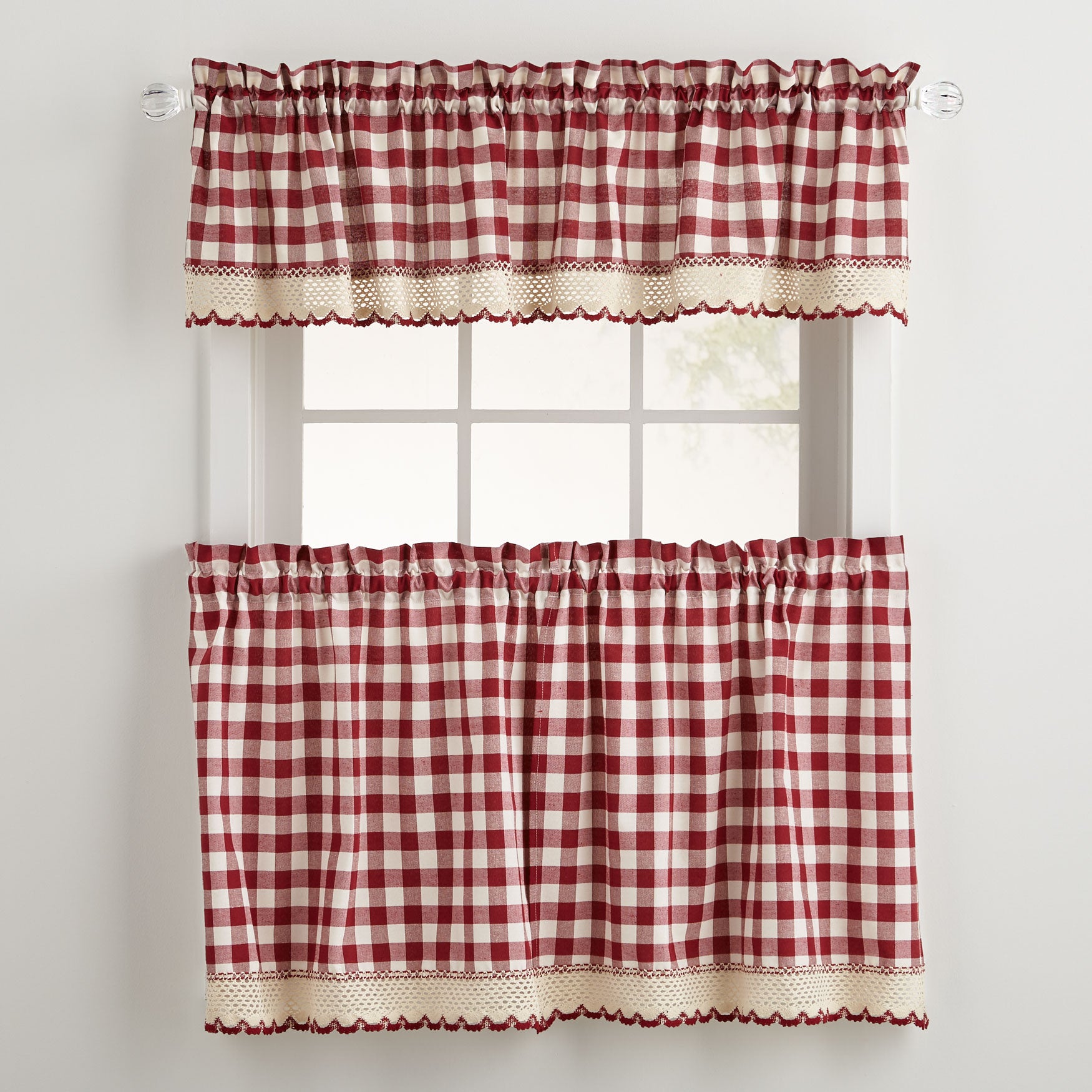 Buffalo Tier Curtain Kitchen Curtains Brylane Home