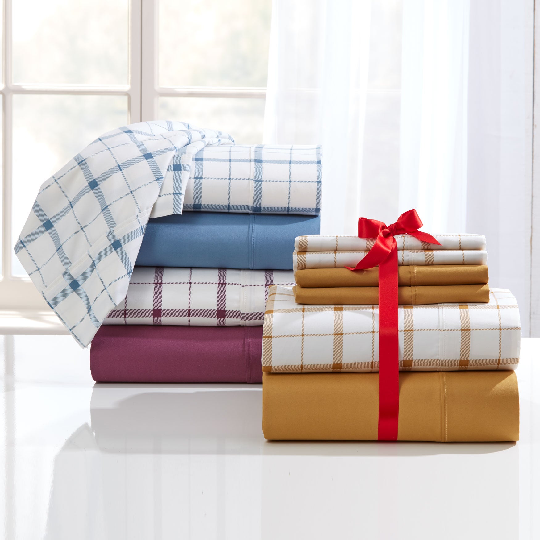 2-Pack Microfiber Sheet Set| Bedding | Brylane Home