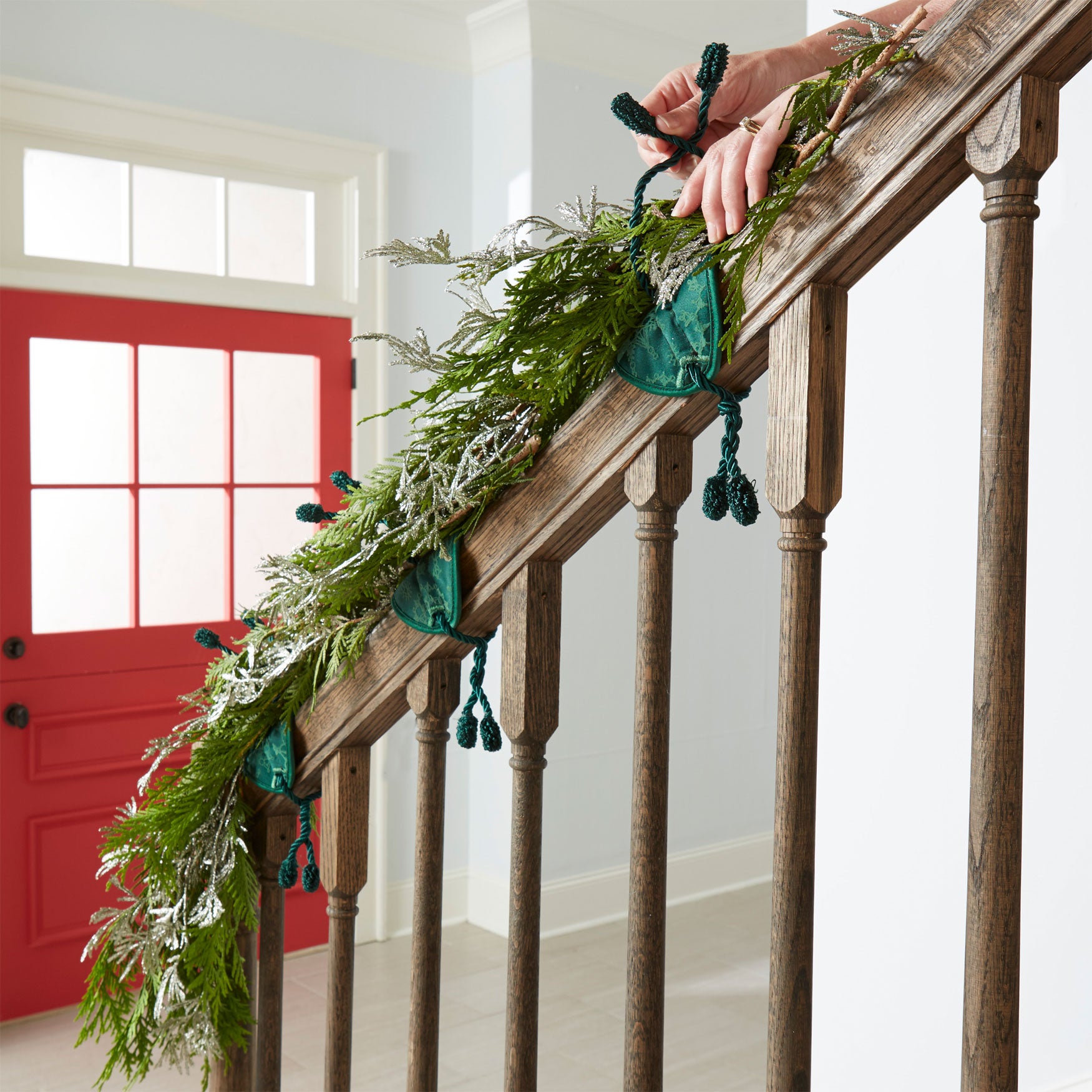 Banister Garland Ties, Set of 3  Brylane Home