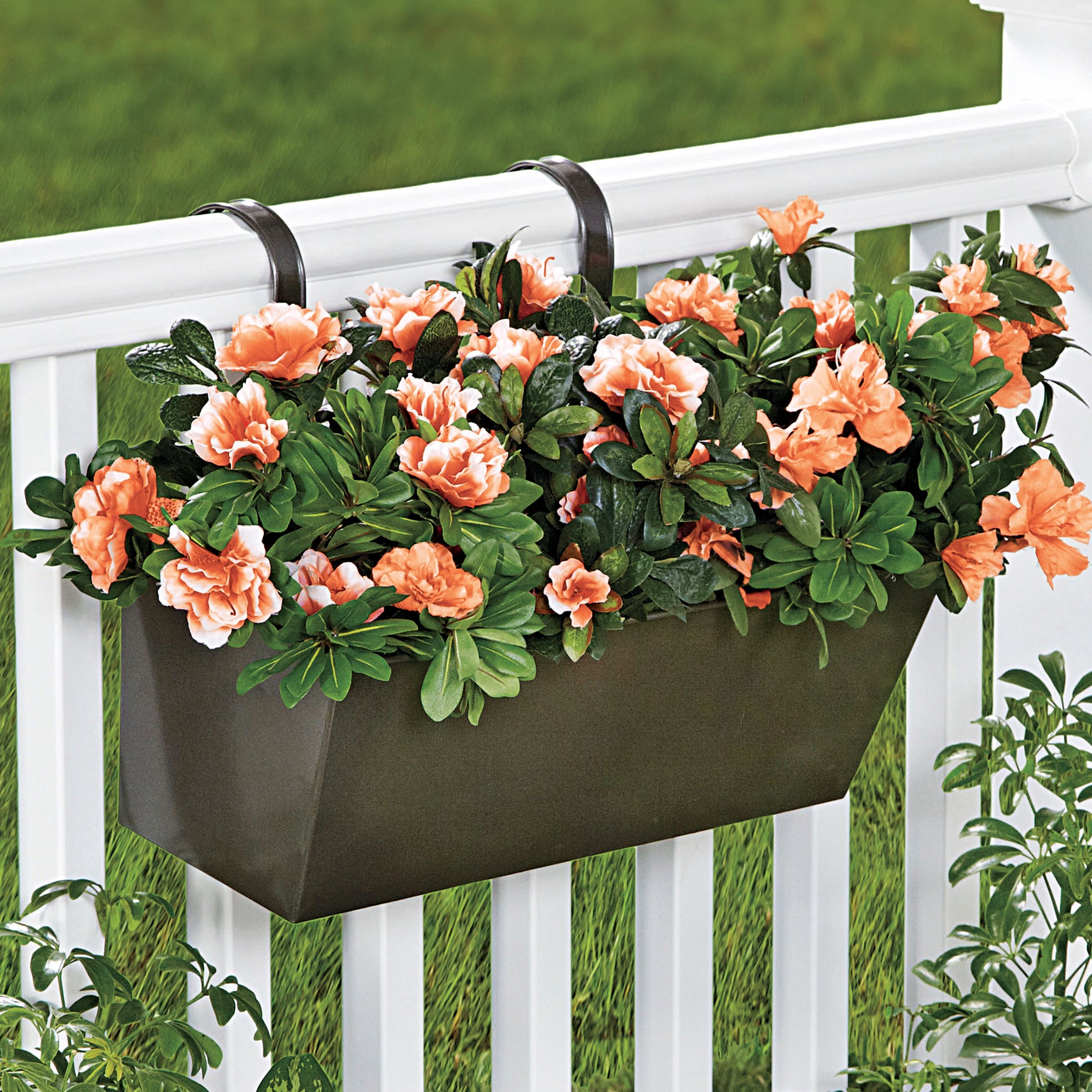 Rectangular Hanging Planter Garden & Planters Brylane Home