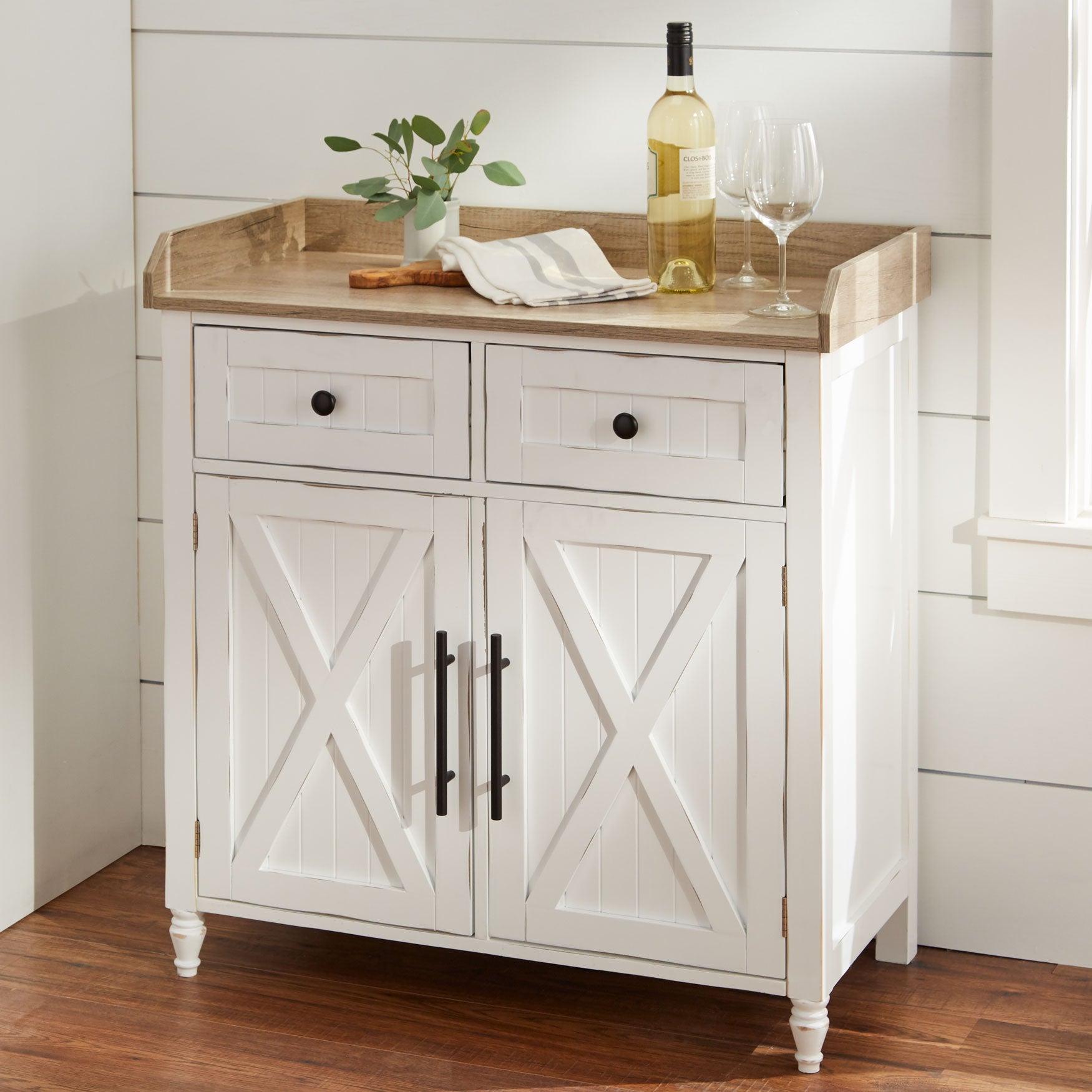 Simple Beaumont 2Drawer White Brylane Home