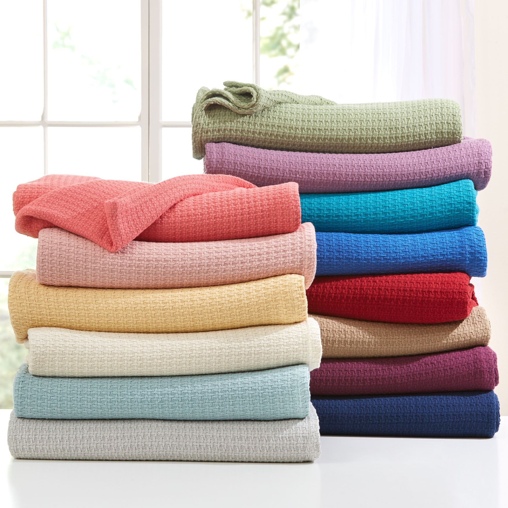 Brylanehome studio extra large primrose cotton blanket plus size 