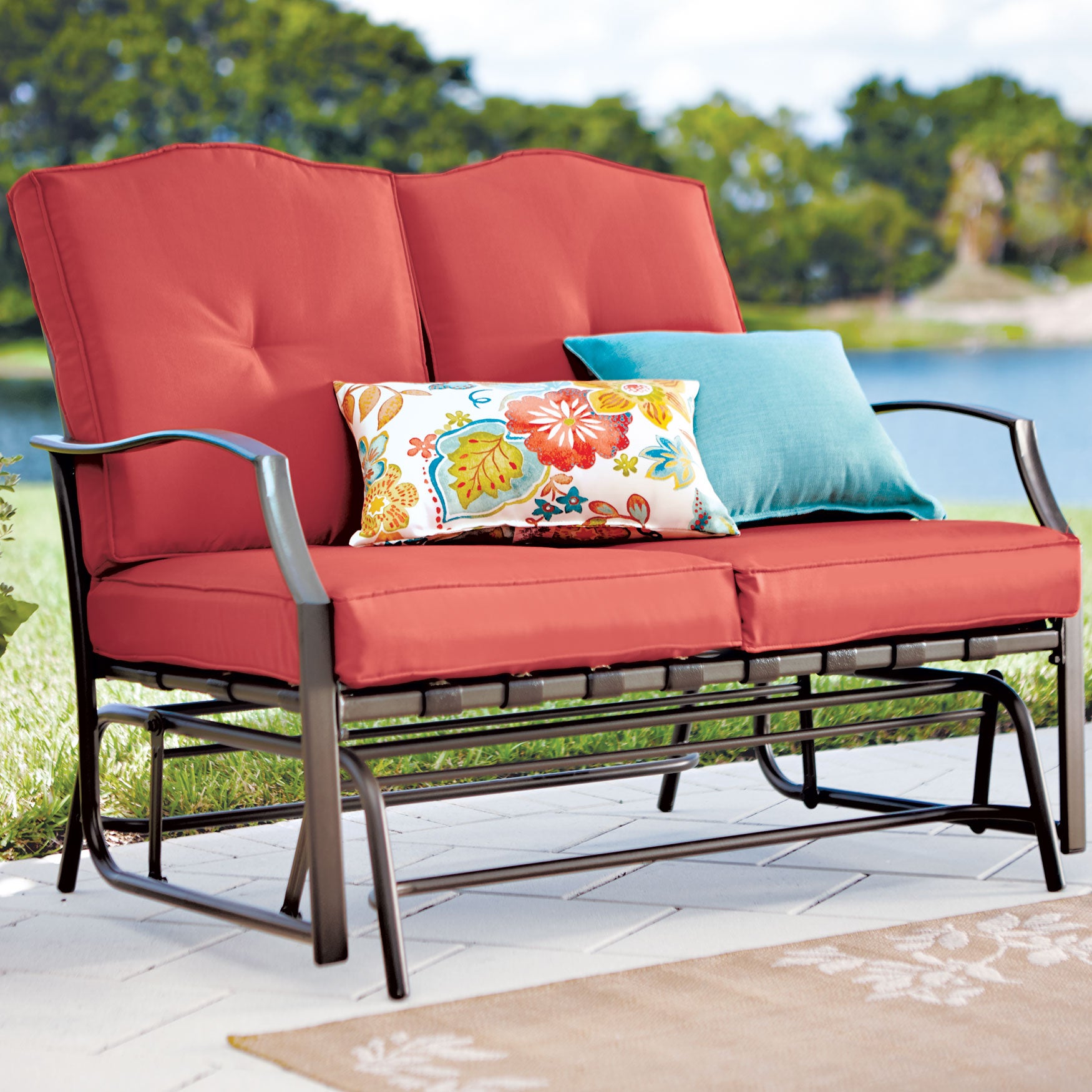 Loveseat Glider Outdoor Chairs Brylane Home