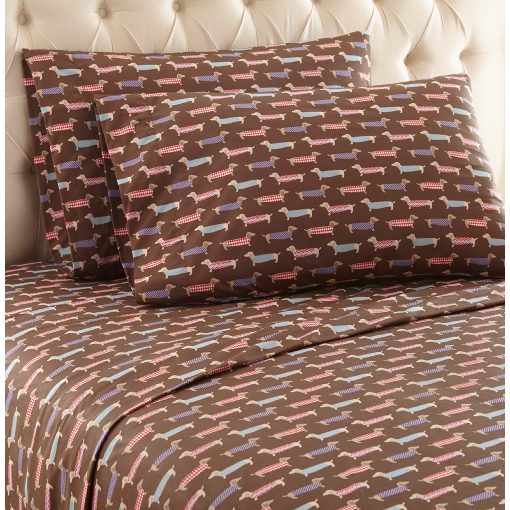 Micro Flannel® Print Sheet Set Brylane Home