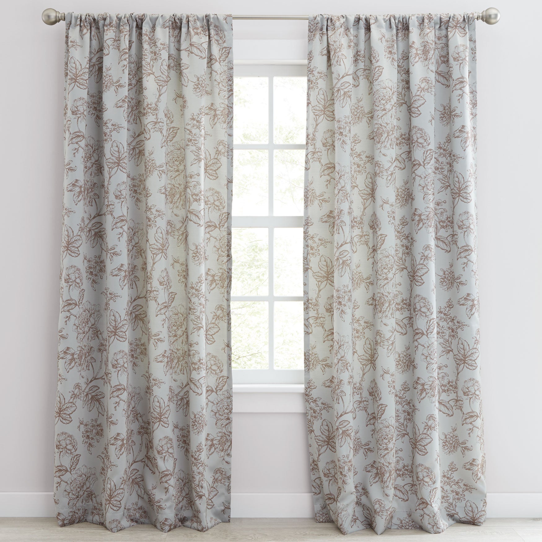 Olivia Room Darkening Rod Pocket Panel Curtains Amp Drapes