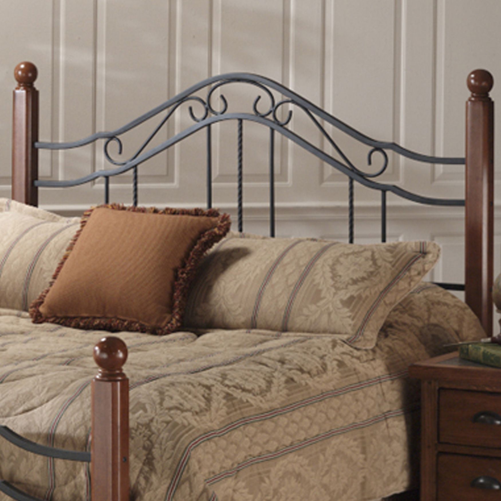 King Headboard with Headboard Frame, 71½"Lx77.63"Wx50½"H Brylane Home