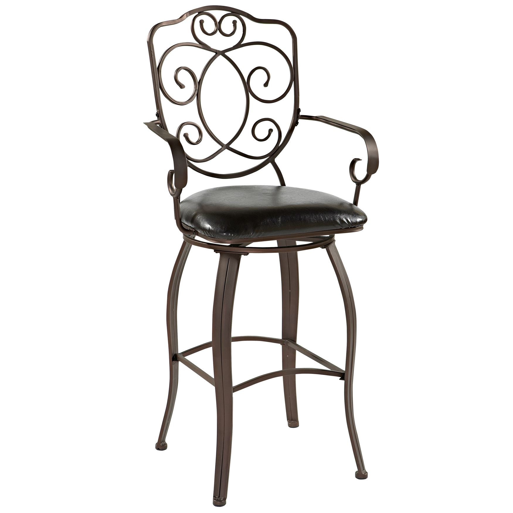 Crested Back Counter & Bar Stool, 