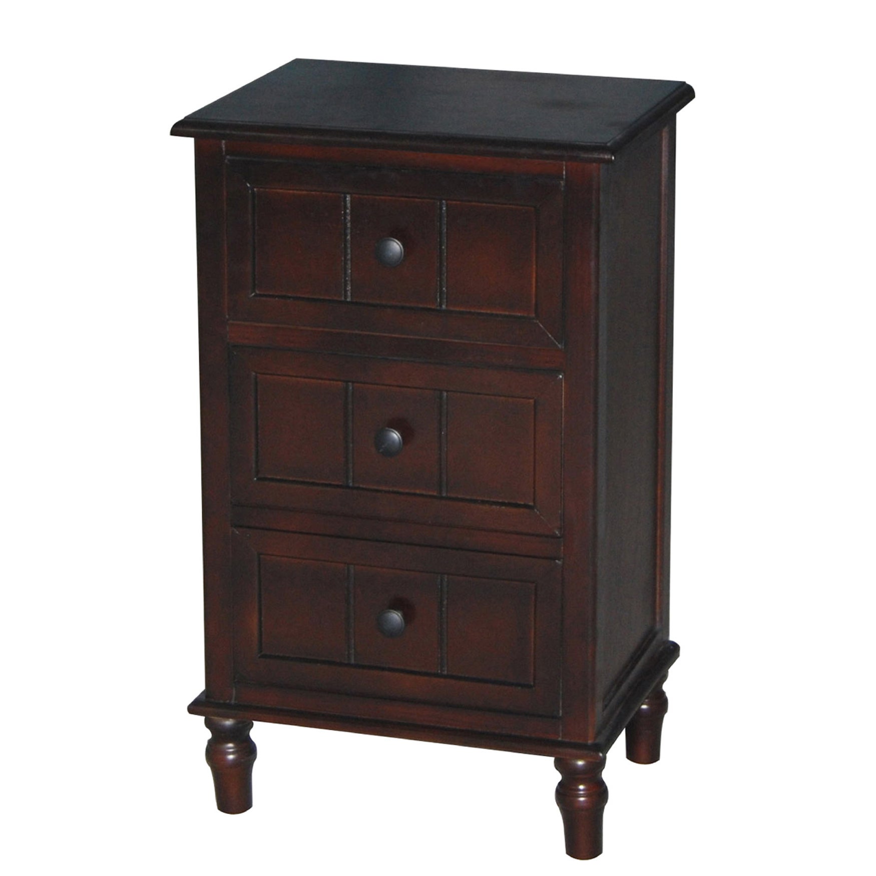3 Drawer Accent Table Brylane Home