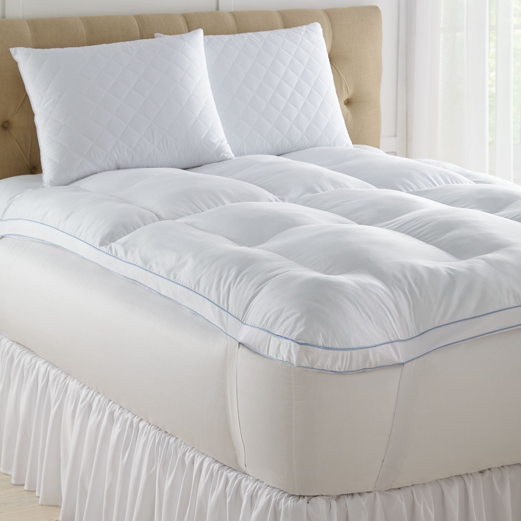 4 Memory Loft Deluxe Gel Mattress Topper Mattress Pads