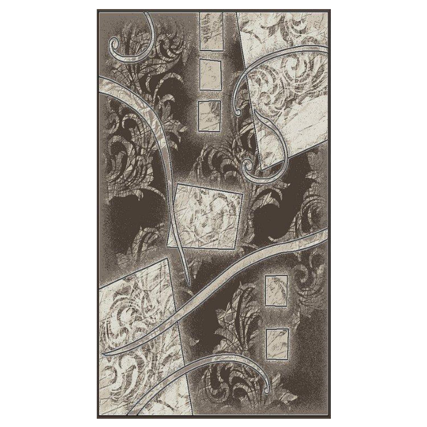 Jewel Brown/Cream Rug Collection, 