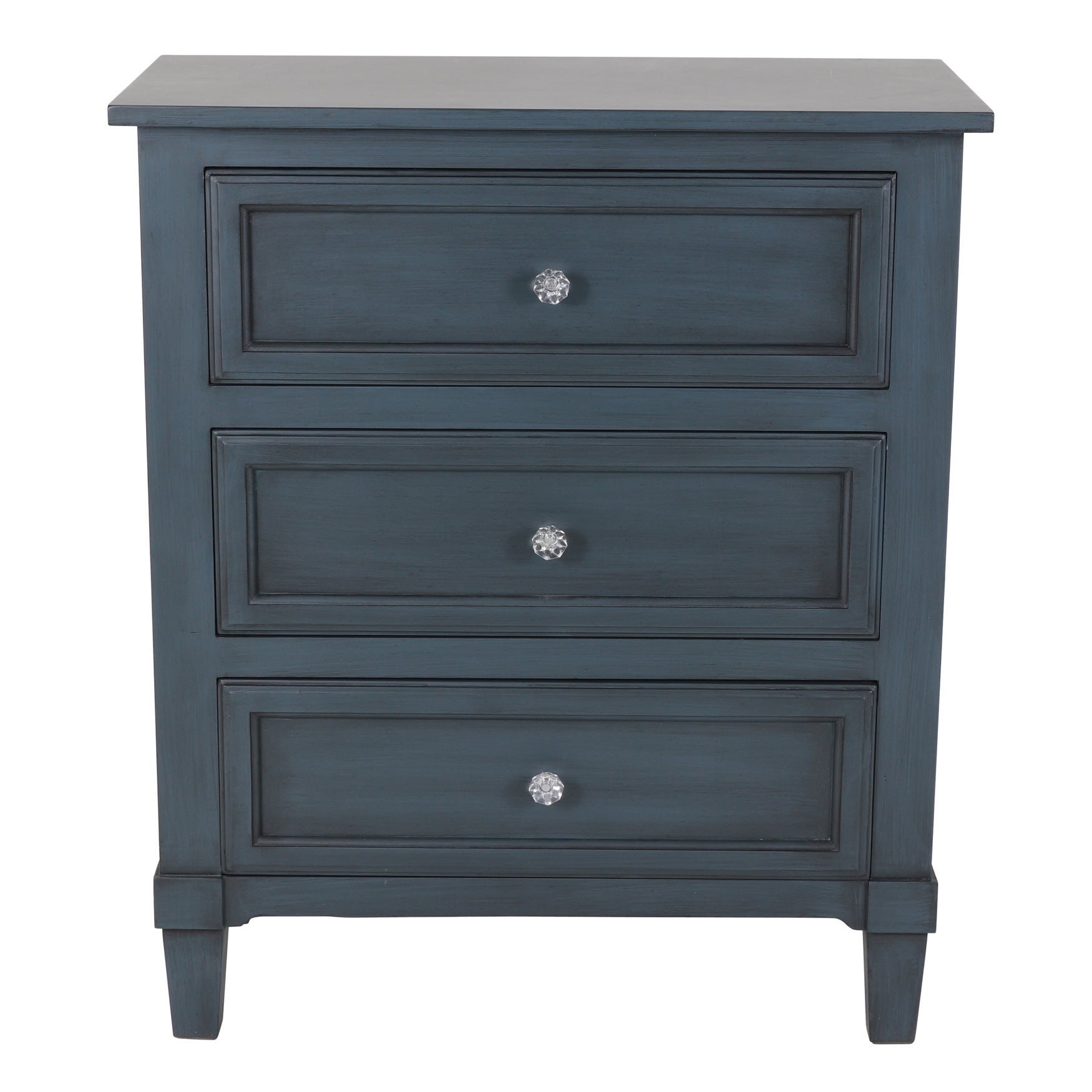 3Drawer Side Table Antique Navy by J. Hunt Coffee, End & Side Tables
