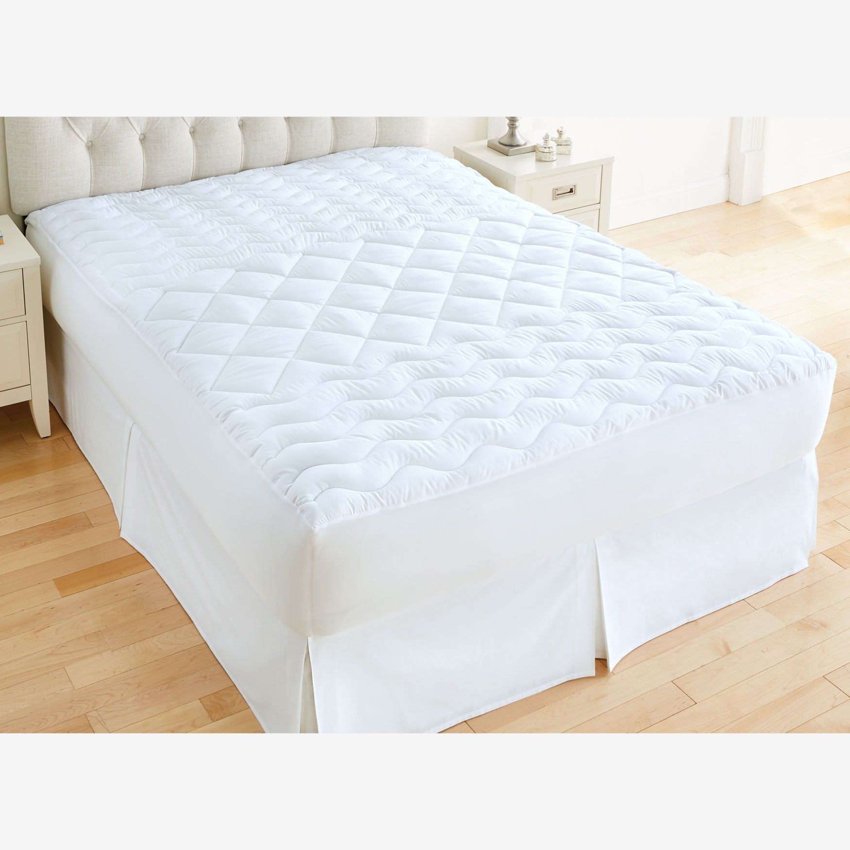 Zoned Memory Foam Mattress Pad Mattress Pads Toppers Brylane