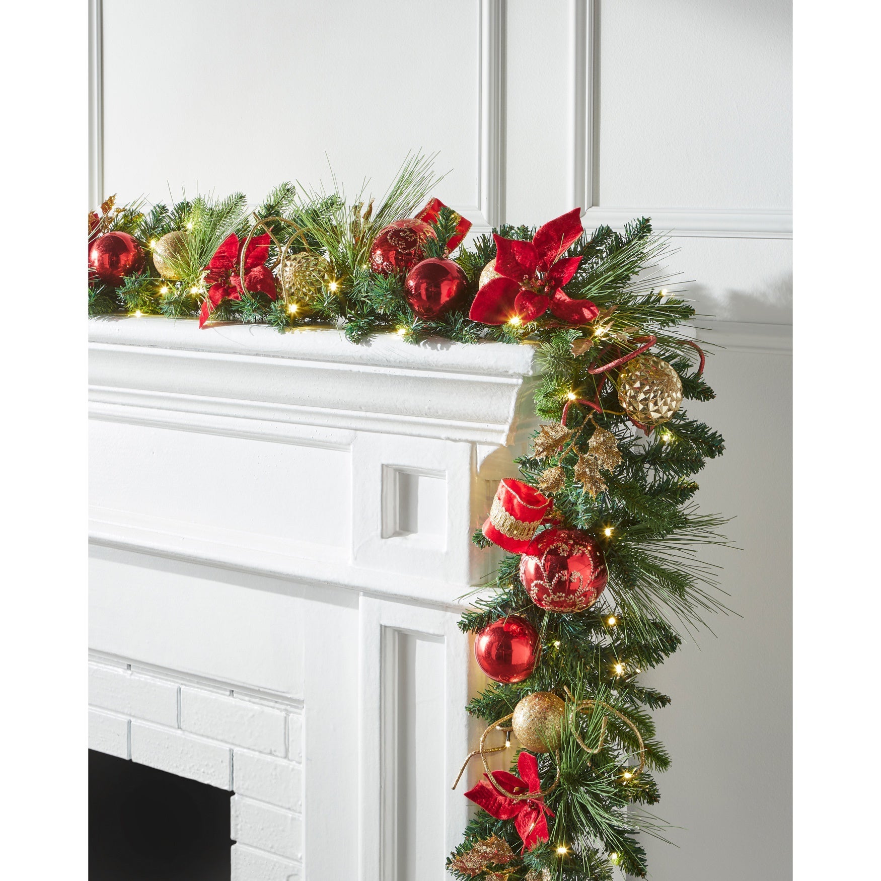 9' Ribbon Garland Brylane Home