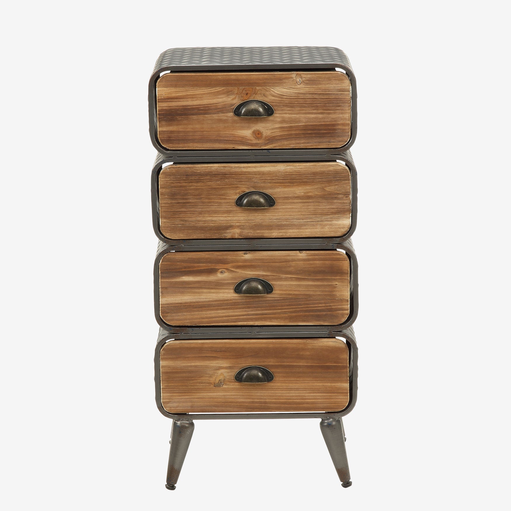 Urban Loft 4 Rounded Drawer Chest Brylane Home