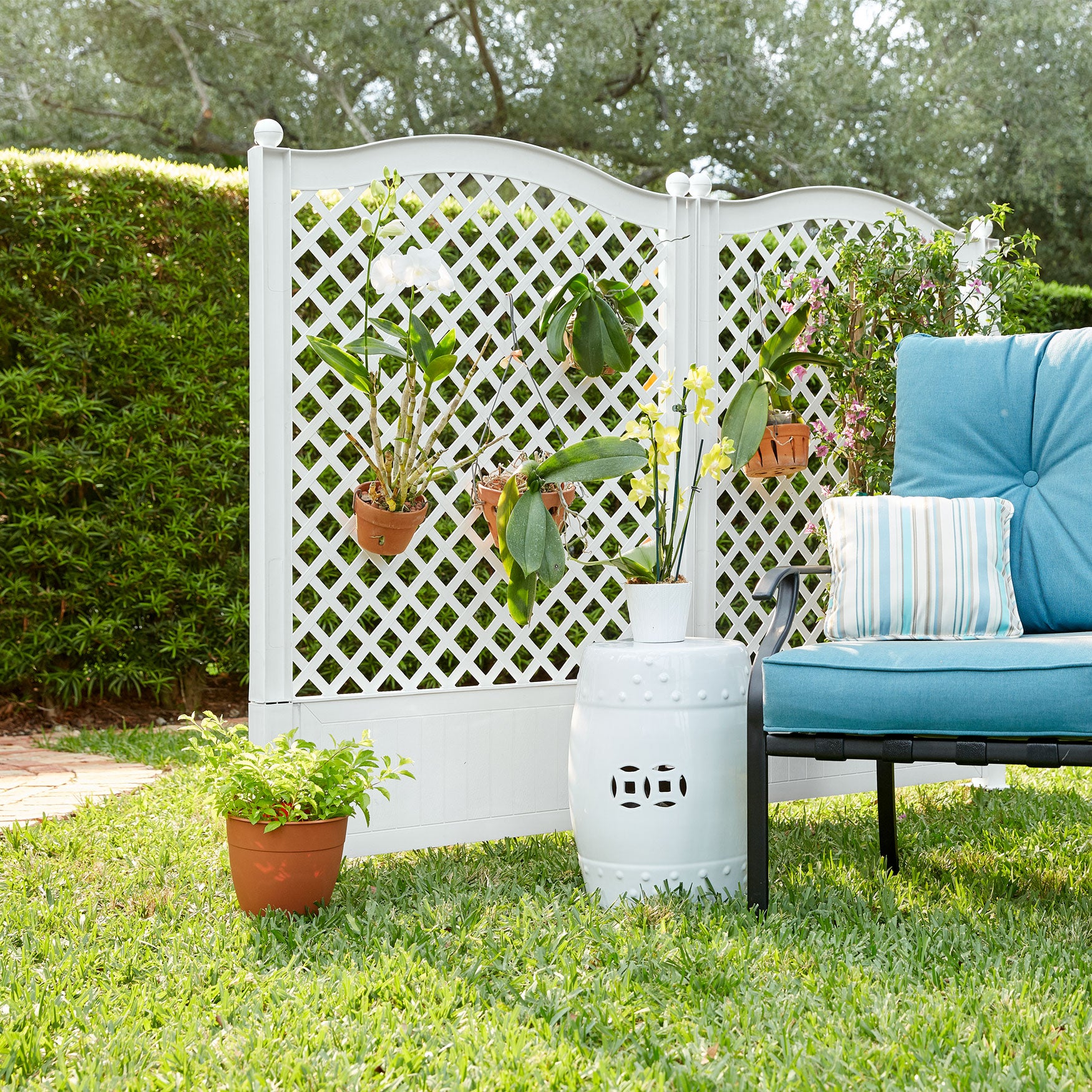 Trellis Fence, Set of 2 | Plus Size Outdoor Décor ...