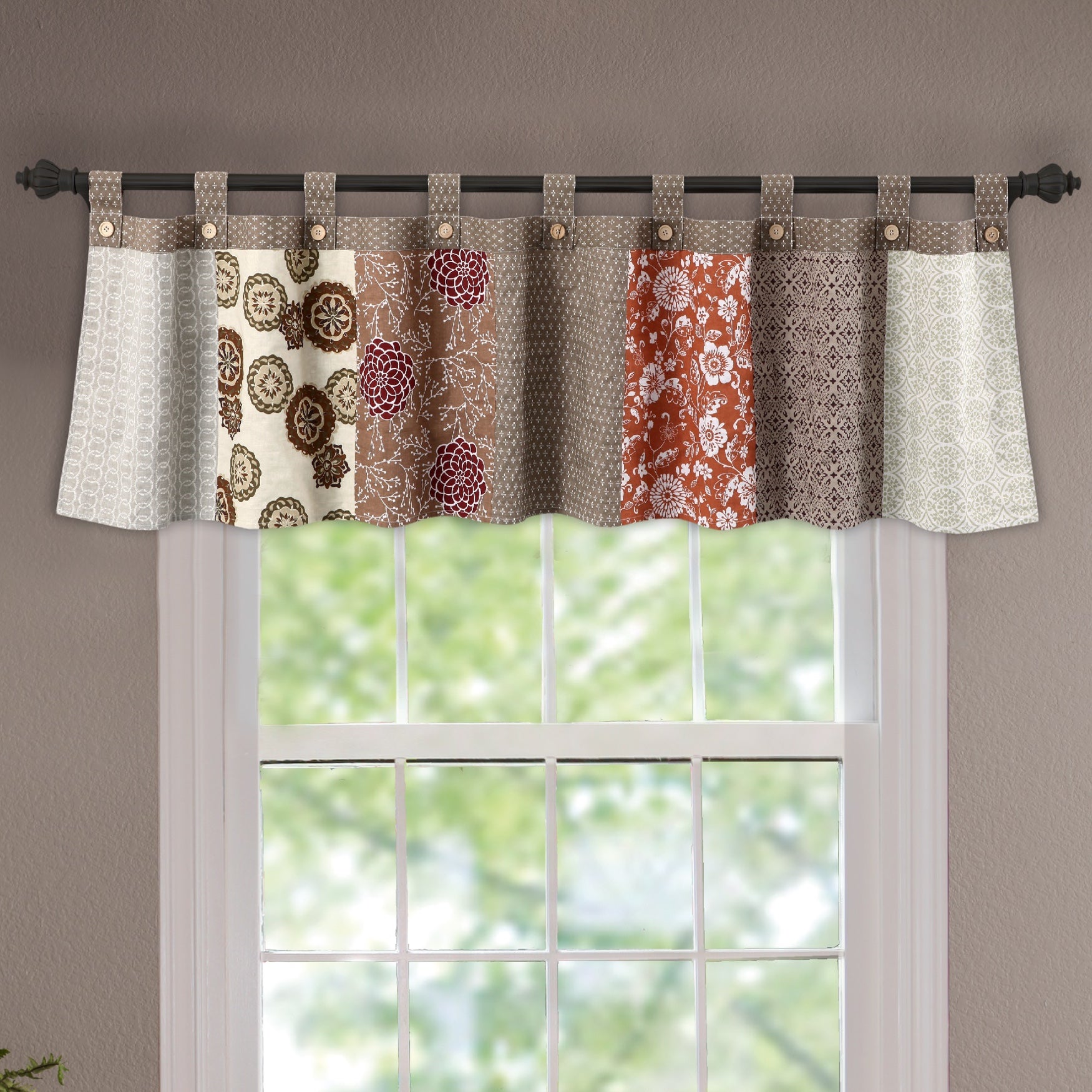 Stella Window Valance by Greenland Home Fashions Valances Brylane Home