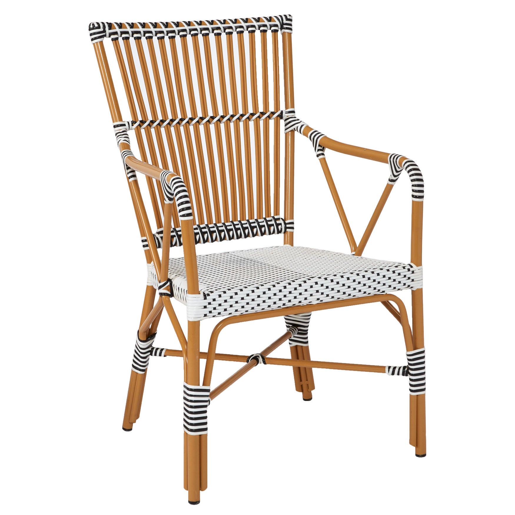 Suri Dining Chair Plus Size Furniture Brylane Home Suri Dining Chair Black White Honey