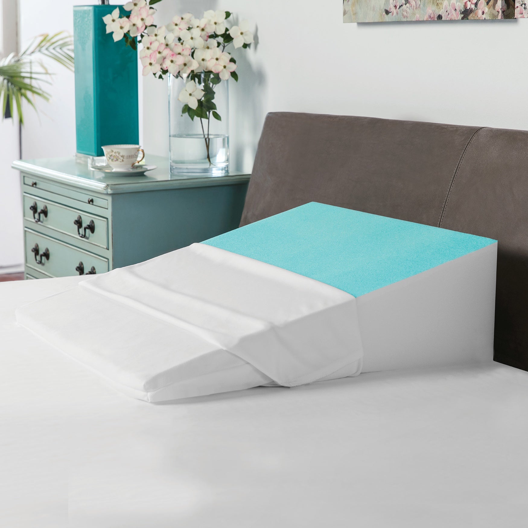 SensorPEDIC Memory Foam Supportive Bed Wedge with Gel Coating Brylane