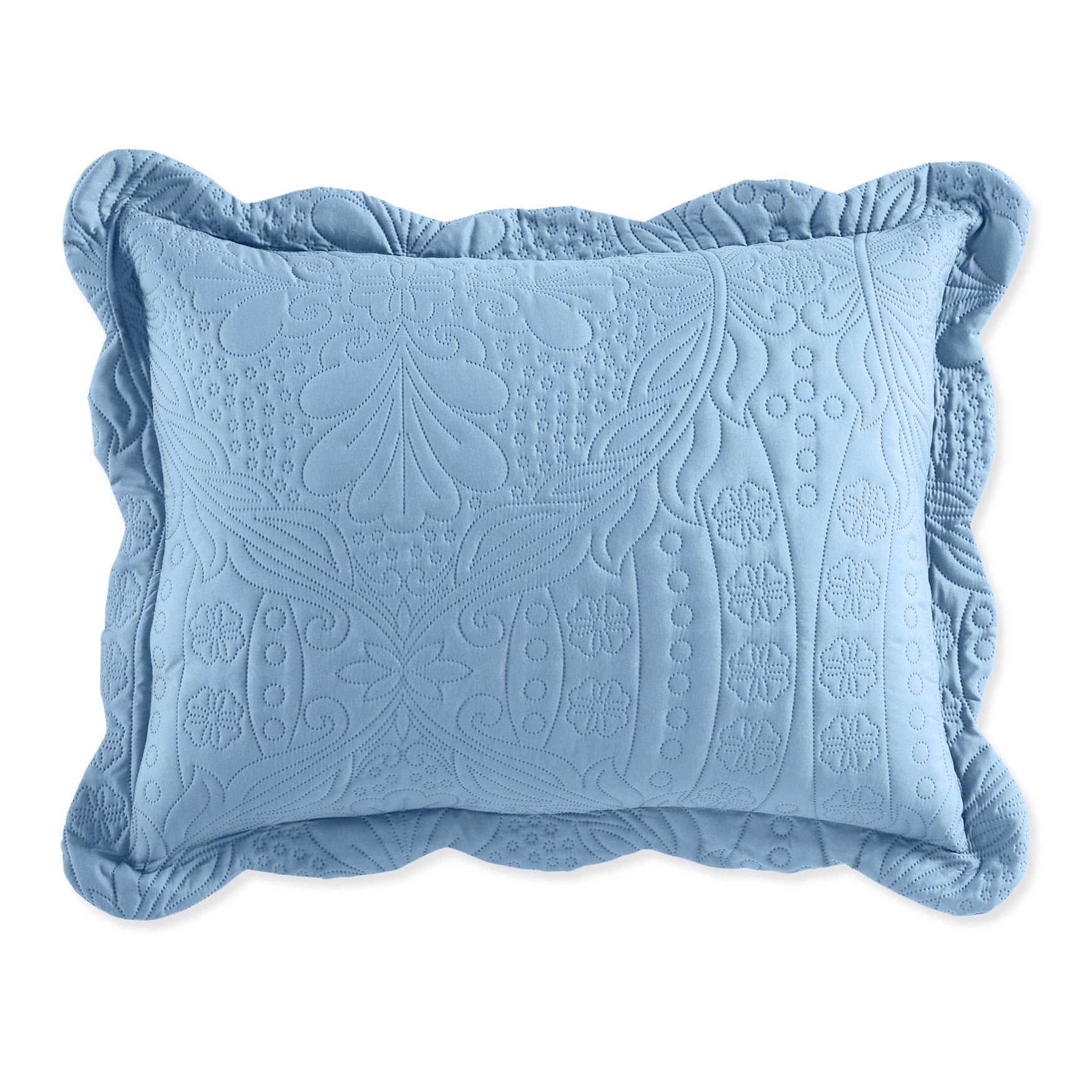 BrylaneHome Lily Damask Bedspread Bedding Collection - Picture 7 of 15