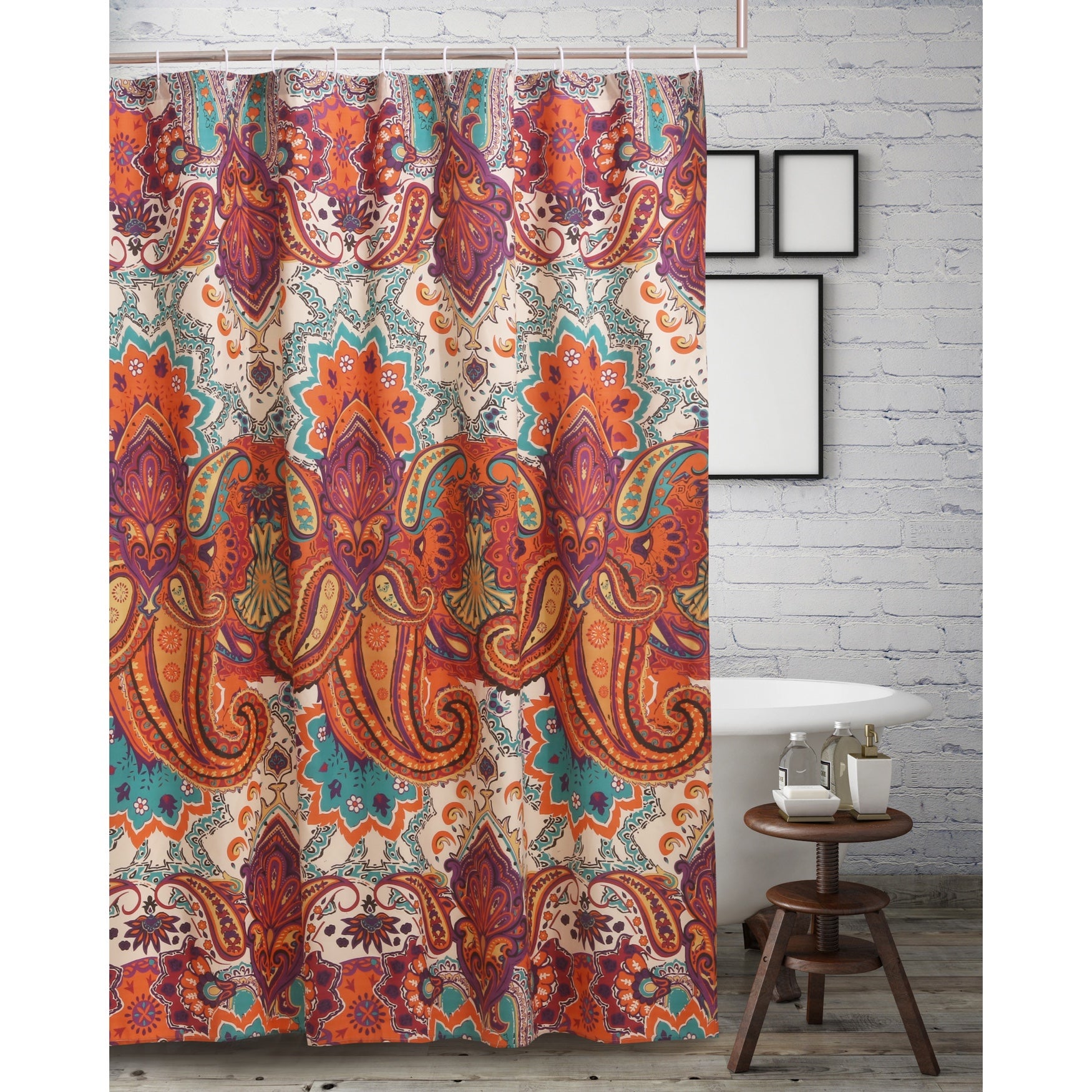 Nirvana Spice Shower Curtain by Greenland Home Fashions Shower