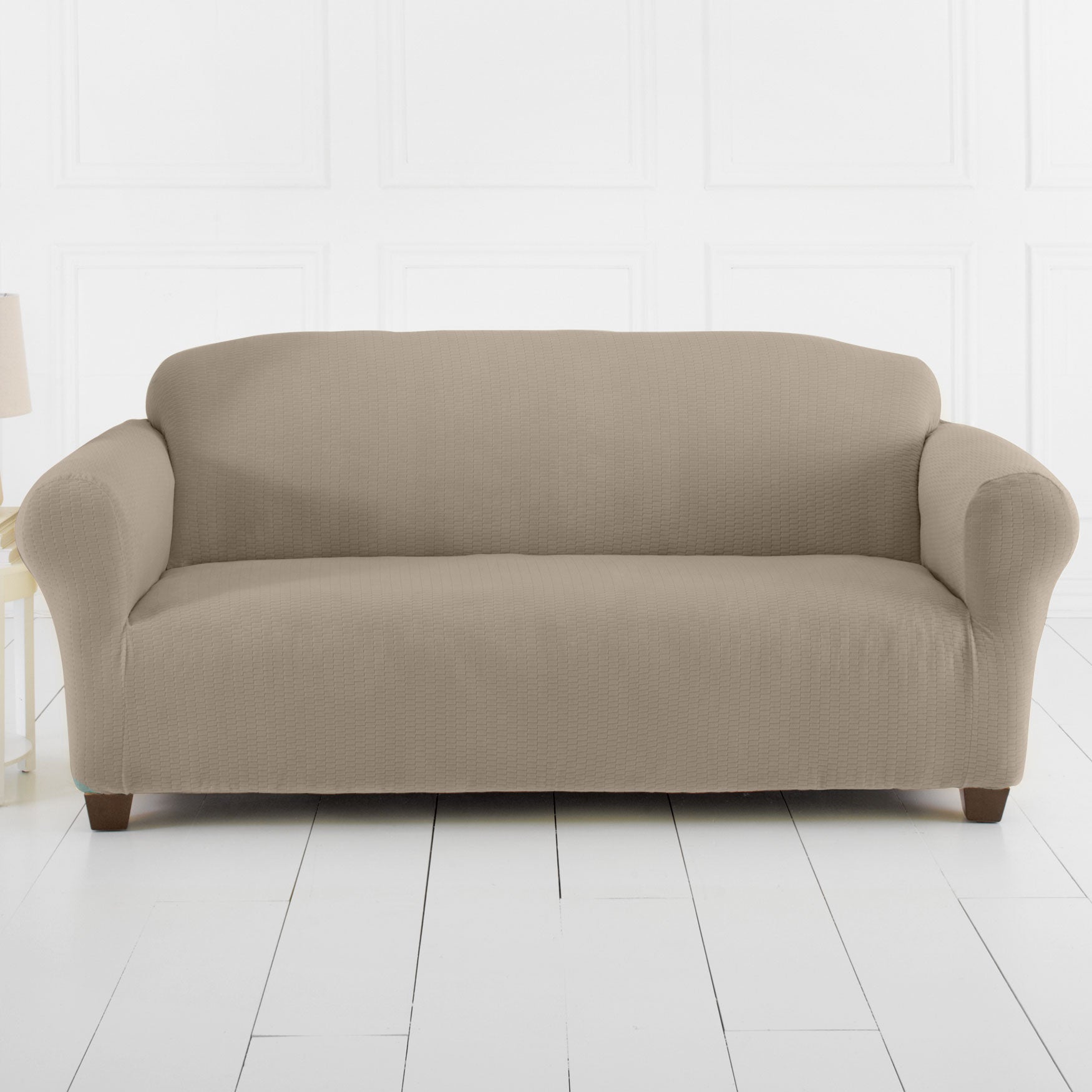 Bh Studio Brighton Stretch Sofa Slipcover Sofa Covers Brylane Home