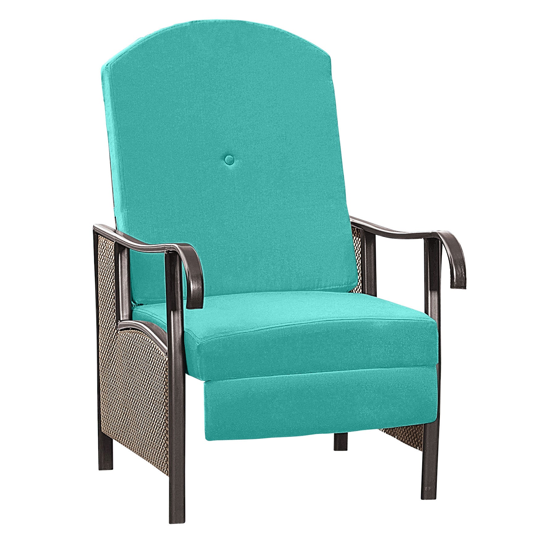 Extra Wide Outdoor Recliner with Cushion Plus Size Outdoor Chairs Brylane Home