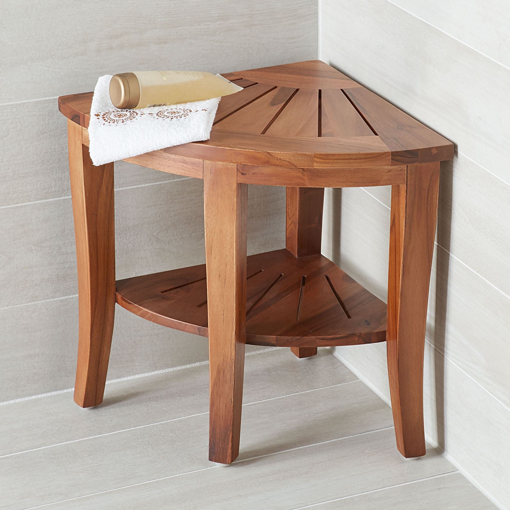 Teak Wood Bath Collection Brylane Home